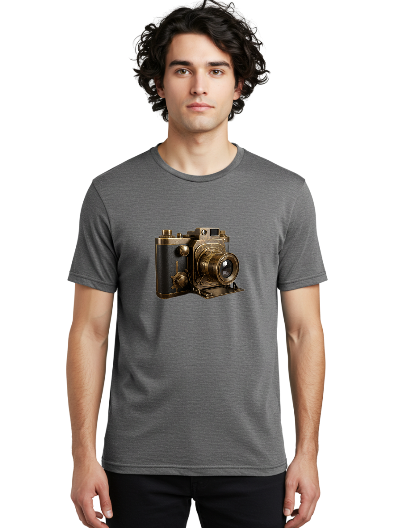 Vintage-Camera-3 Men'S Graphic Tee, 100% Cotton, Comfortable Casual Summer Wear, Machine Washable, Vintage Camera, Antique Photography, Retro Camera Design, Classic Accessories, Nostalgic Photography Equipment Bae807 22