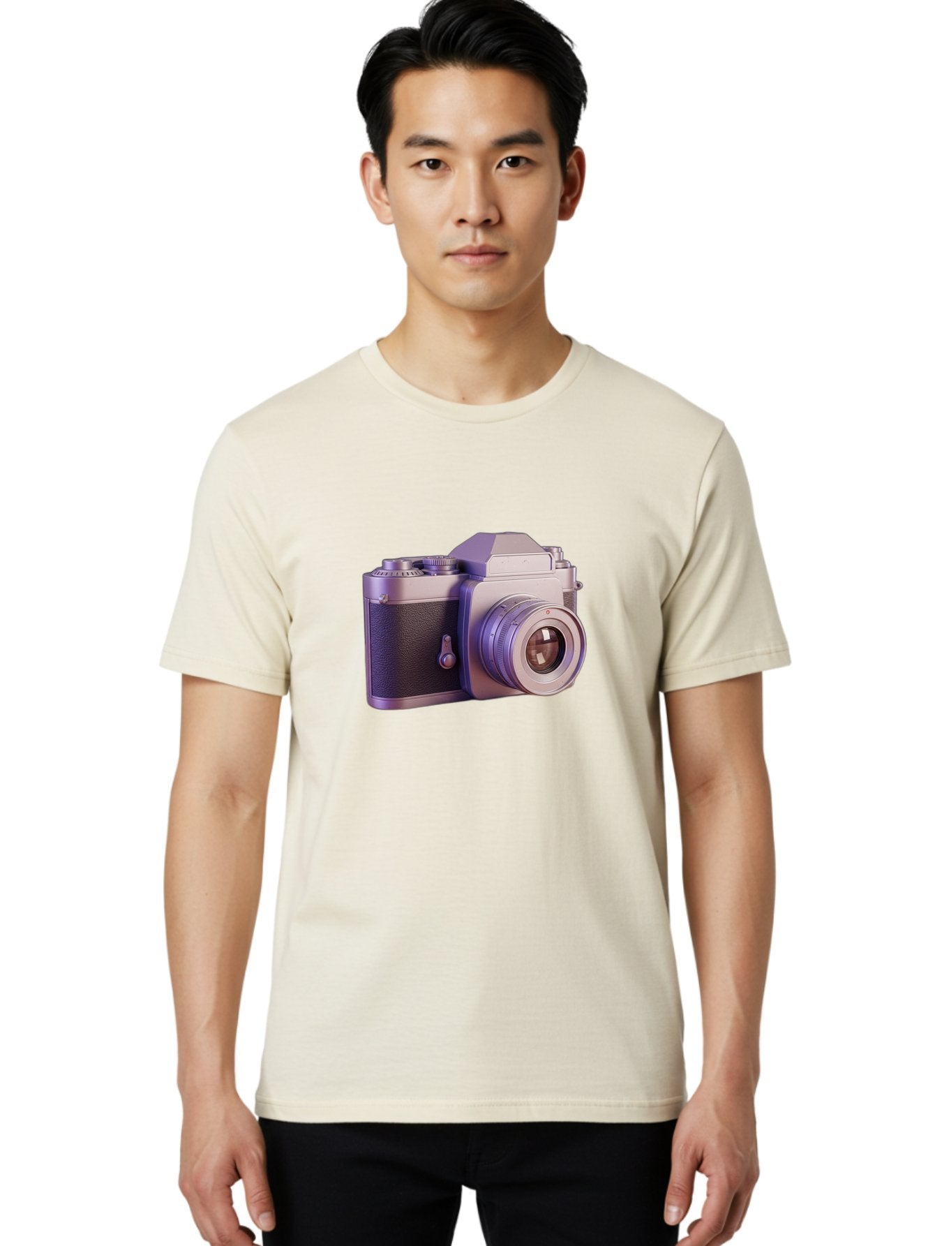 Vintage-Camera-4 Men'S Graphic Tee, 100% Cotton, Comfortable Casual Summer Wear, Machine Washable, Vintage Camera, Old Camera, Retro Photography, Film Camera, Classic Design, Photography Equipment, Camera Lens Bae808 21