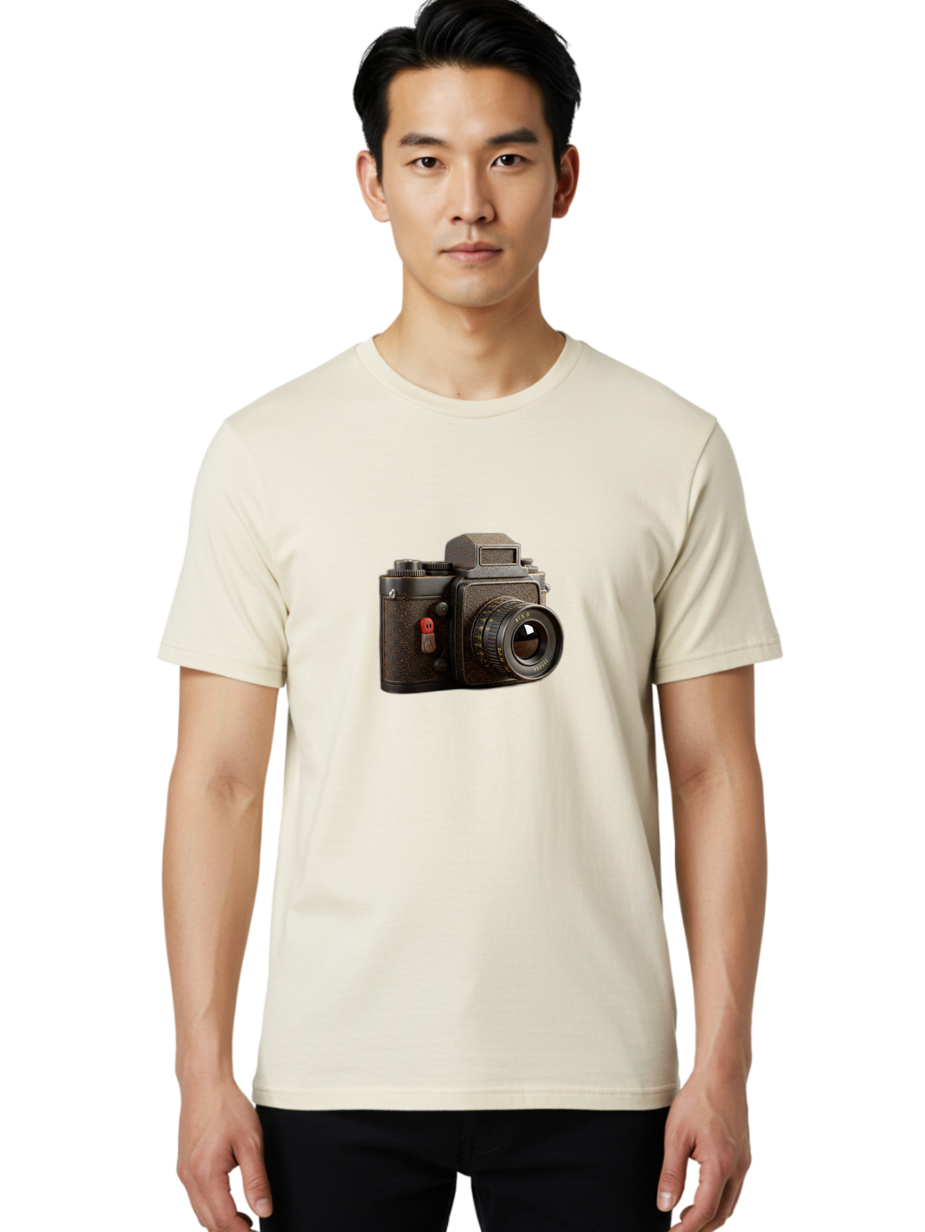 Vintage-Camera-5 Men'S Graphic Tee, 100% Cotton, Comfortable Casual Summer Wear, Machine Washable, Vintage Camera, Old Camera, Retro Photography, Film Camera, Classic Design, Analog Photography, Nostalgic Feel, Camera Equipment Bae809 25
