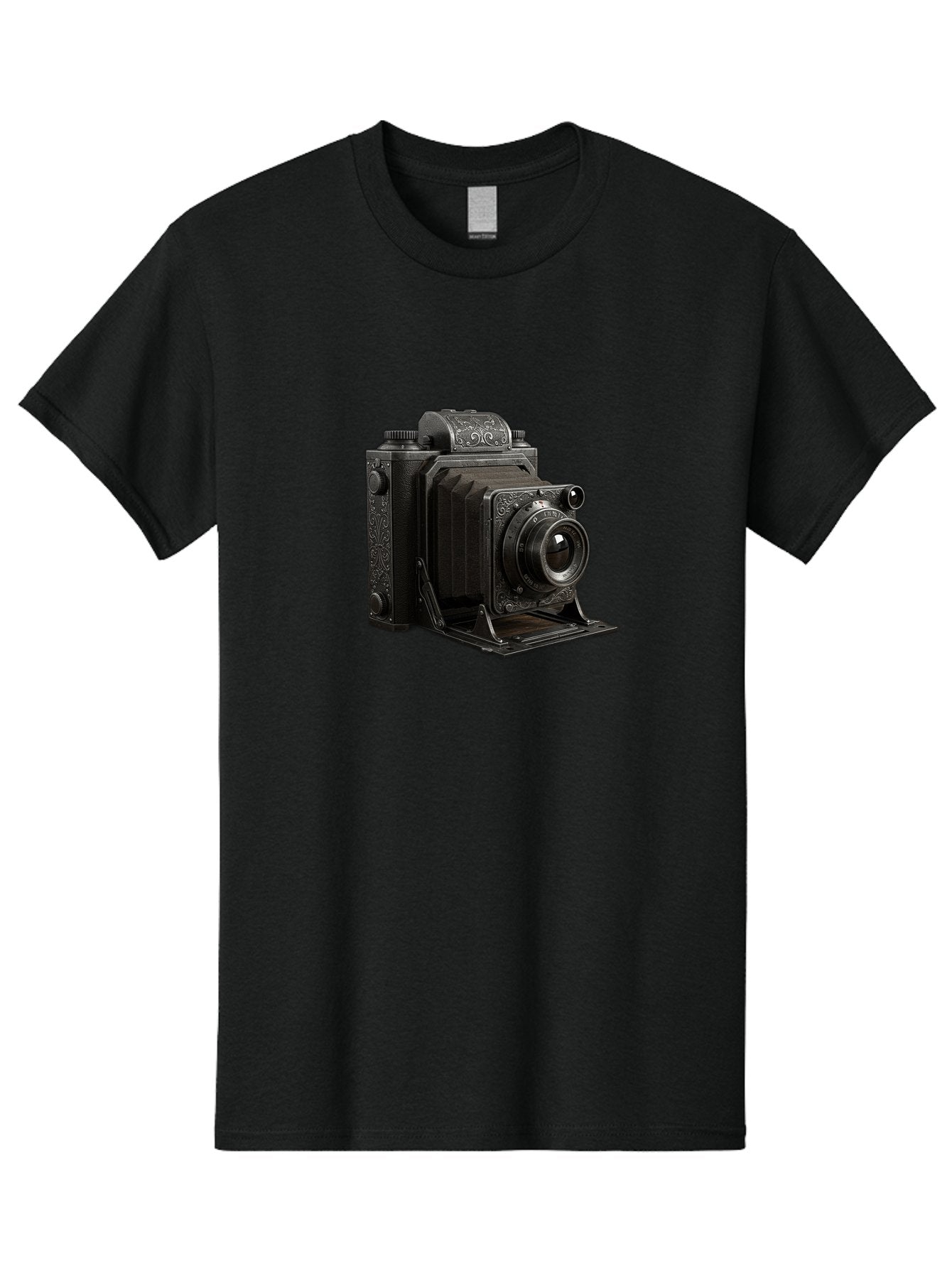 Vintage-Camera-6 Men'S Graphic Tee, 100% Cotton, Comfortable Casual Summer Wear, Machine Washable, Vintage Camera, Antique Photography, Classic Camera Design, Old-Fashioned Photography Equipment, Retro Camera, Historical Camera, Black Camera Bae810 11