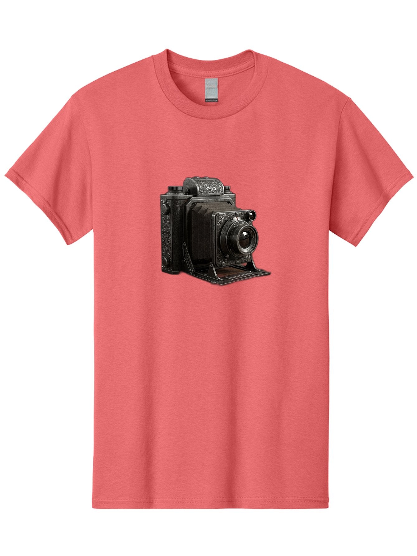Vintage-Camera-6 Men'S Graphic Tee, 100% Cotton, Comfortable Casual Summer Wear, Machine Washable, Vintage Camera, Antique Photography, Classic Camera Design, Old-Fashioned Photography Equipment, Retro Camera, Historical Camera, Black Camera Bae810 8