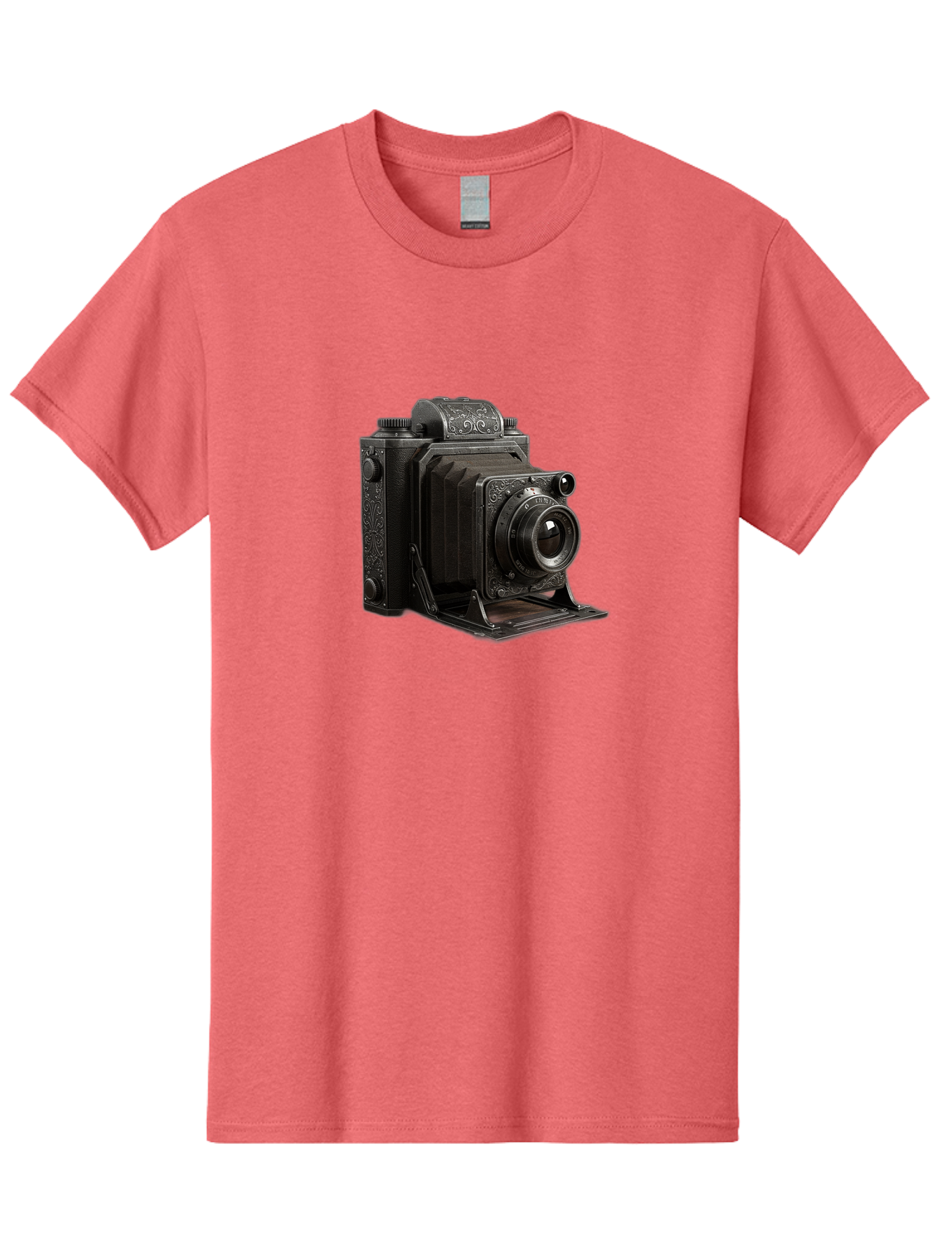 Vintage-Camera-6 Men'S Graphic Tee, 100% Cotton, Comfortable Casual Summer Wear, Machine Washable, Vintage Camera, Antique Photography, Classic Camera Design, Old-Fashioned Photography Equipment, Retro Camera, Historical Camera, Black Camera Bae810 6