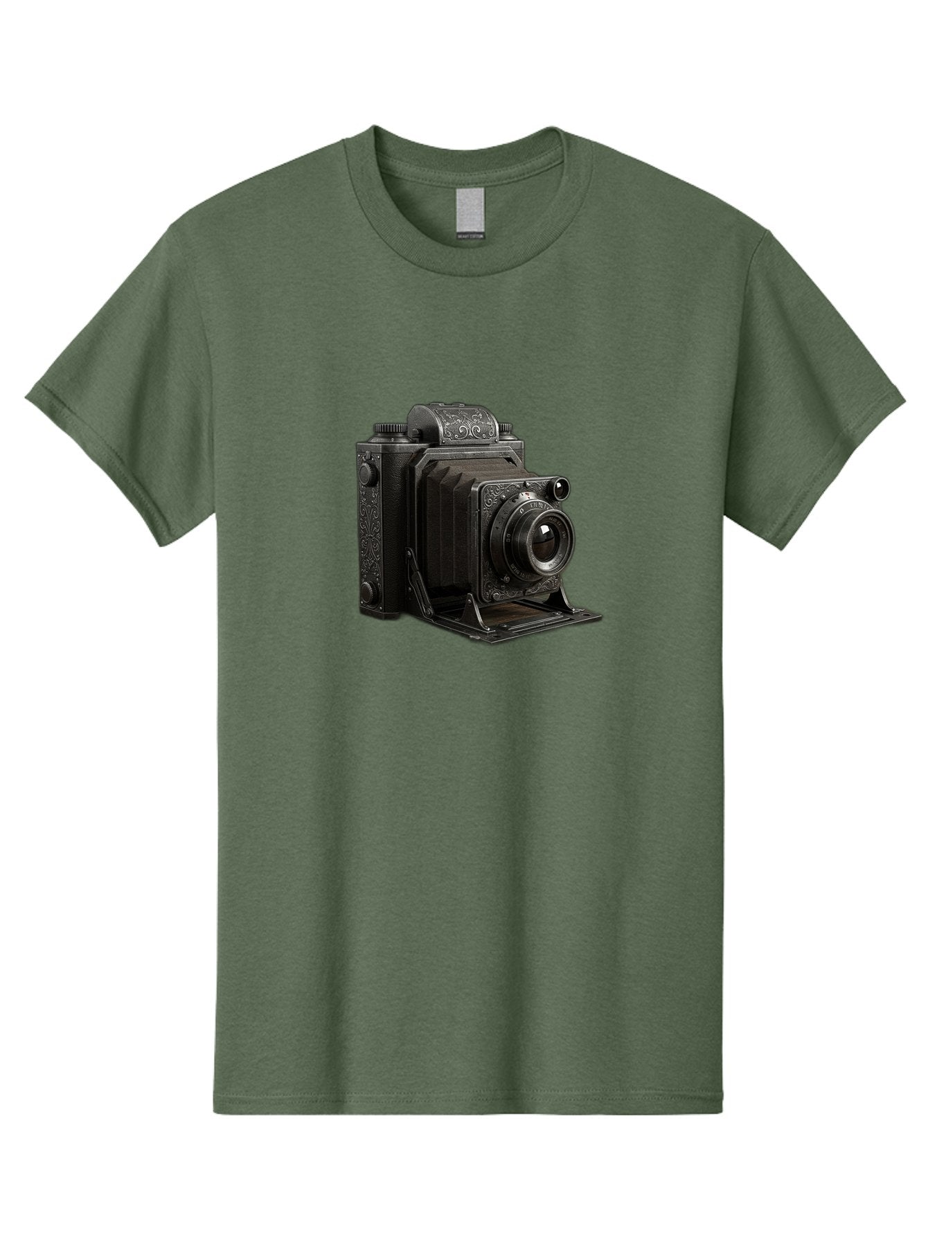 Vintage-Camera-6 Men'S Graphic Tee, 100% Cotton, Comfortable Casual Summer Wear, Machine Washable, Vintage Camera, Antique Photography, Classic Camera Design, Old-Fashioned Photography Equipment, Retro Camera, Historical Camera, Black Camera Bae810 14