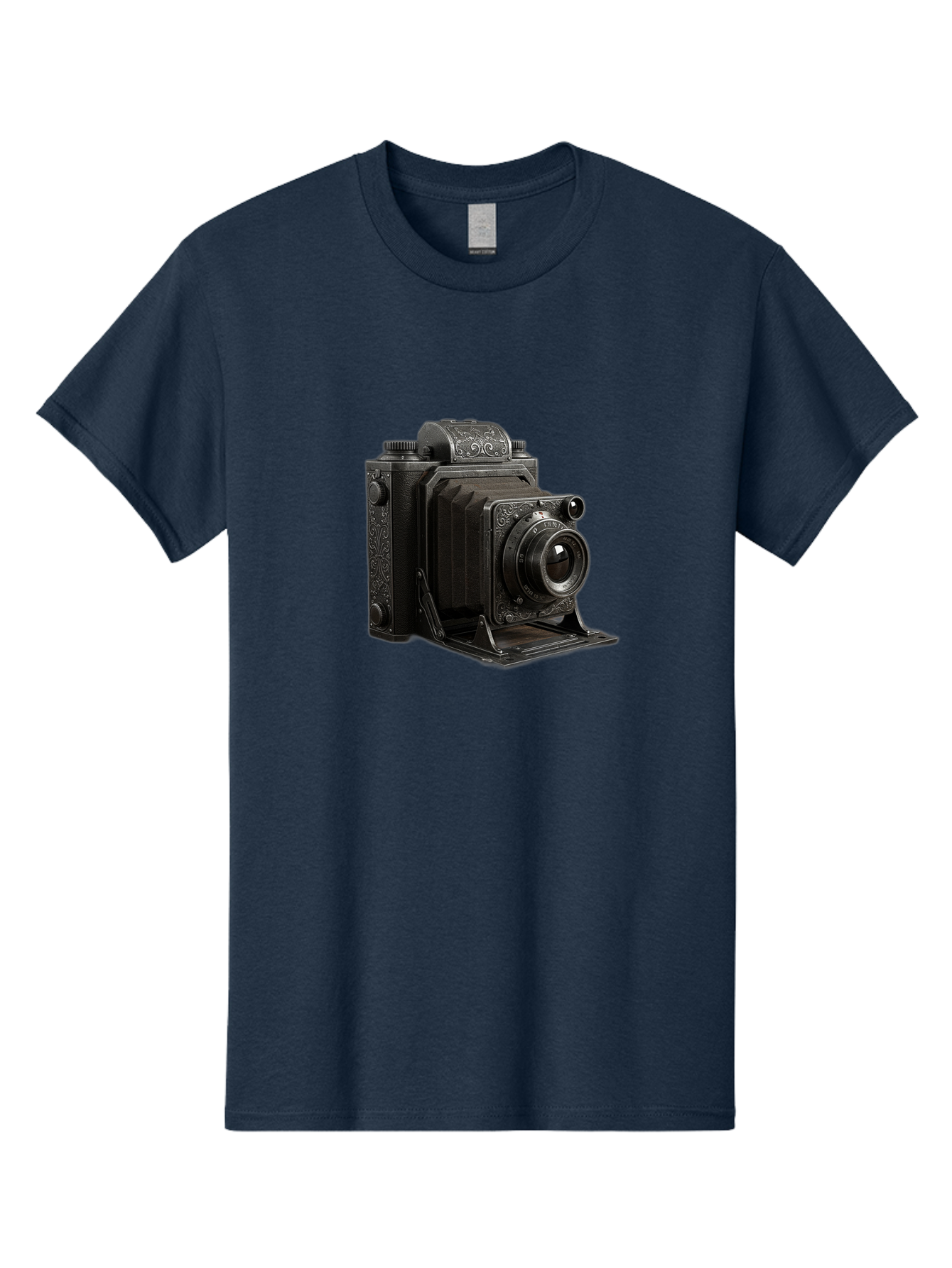 Vintage-Camera-6 Men'S Graphic Tee, 100% Cotton, Comfortable Casual Summer Wear, Machine Washable, Vintage Camera, Antique Photography, Classic Camera Design, Old-Fashioned Photography Equipment, Retro Camera, Historical Camera, Black Camera Bae810 11