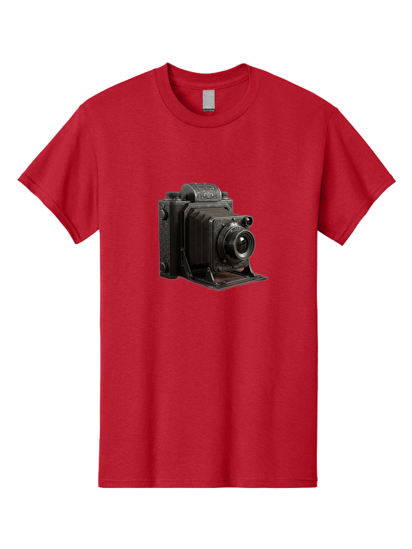 Vintage-Camera-6 Men'S Graphic Tee, 100% Cotton, Comfortable Casual Summer Wear, Machine Washable, Vintage Camera, Antique Photography, Classic Camera Design, Old-Fashioned Photography Equipment, Retro Camera, Historical Camera, Black Camera Bae810 10