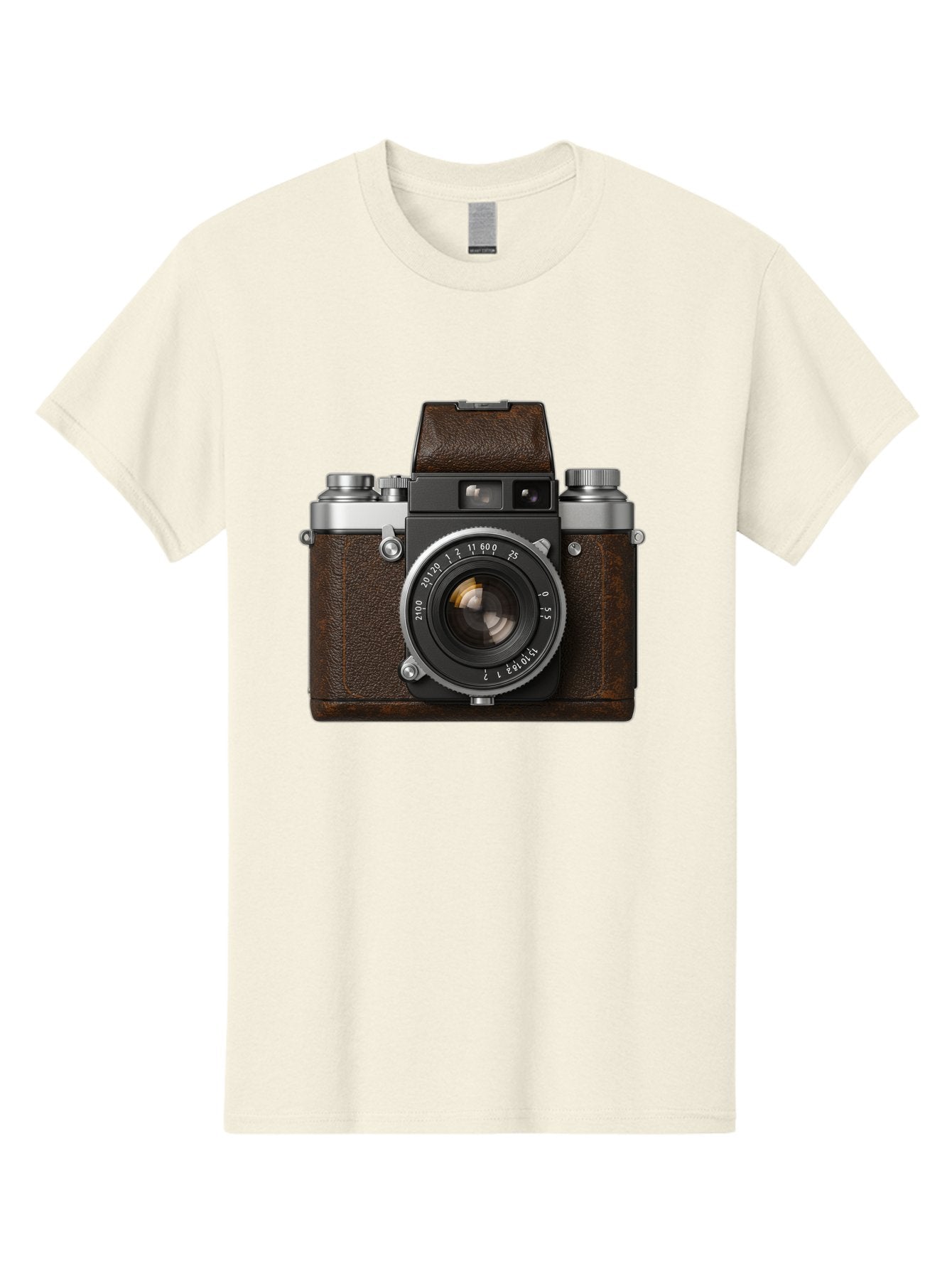 Vintage-Camera-7 Men'S Graphic Tee, 100% Cotton, Comfortable Casual Summer Wear, Machine Washable, Classic Camera, Vintage Photography, Film Camera, Retro Style, Leather Wrap, Silver Accents, Photography Equipment, Nostalgic Charm, Bae811 7