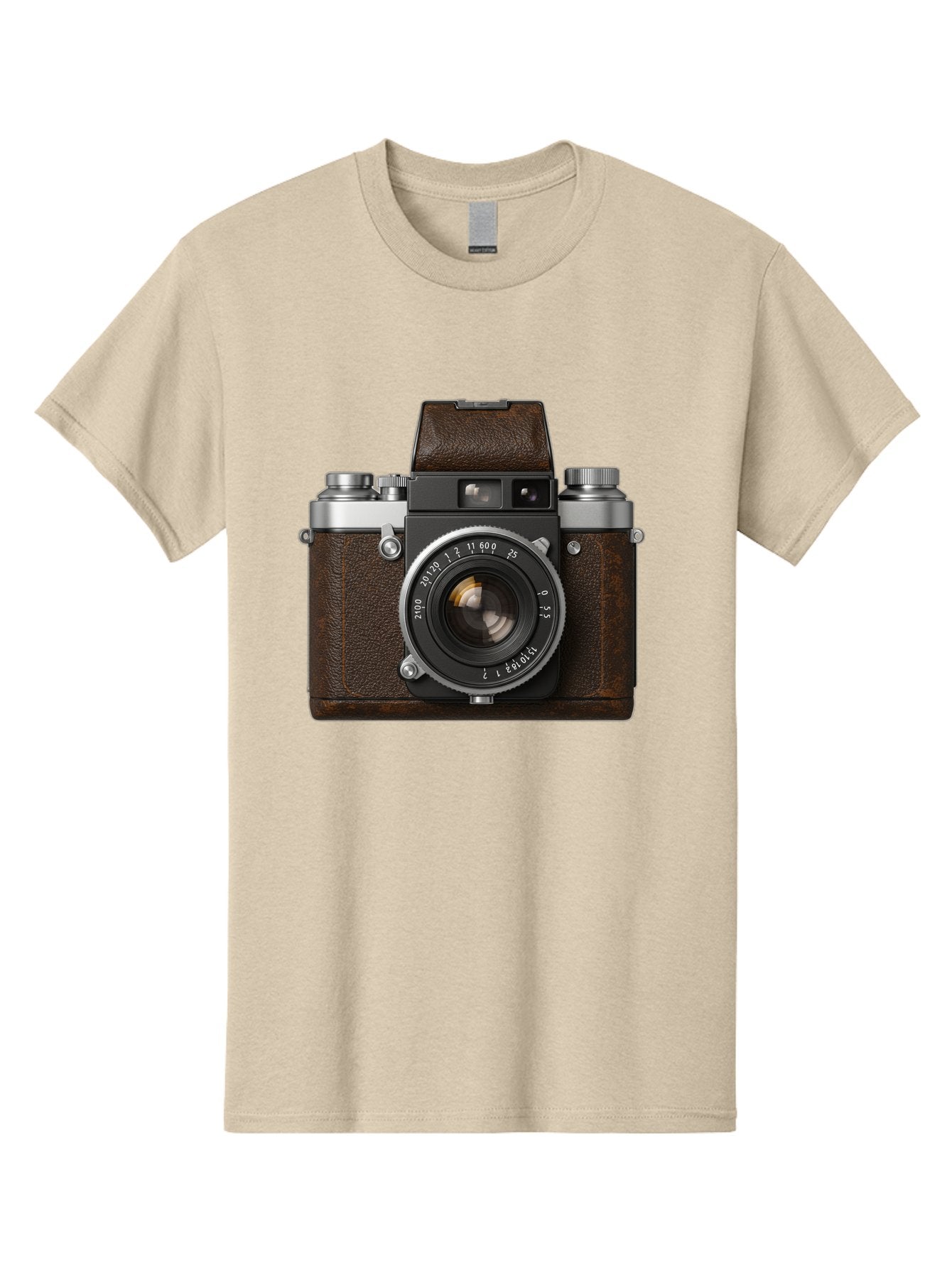 Vintage-Camera-7 Men'S Graphic Tee, 100% Cotton, Comfortable Casual Summer Wear, Machine Washable, Classic Camera, Vintage Photography, Film Camera, Retro Style, Leather Wrap, Silver Accents, Photography Equipment, Nostalgic Charm, Bae811 5