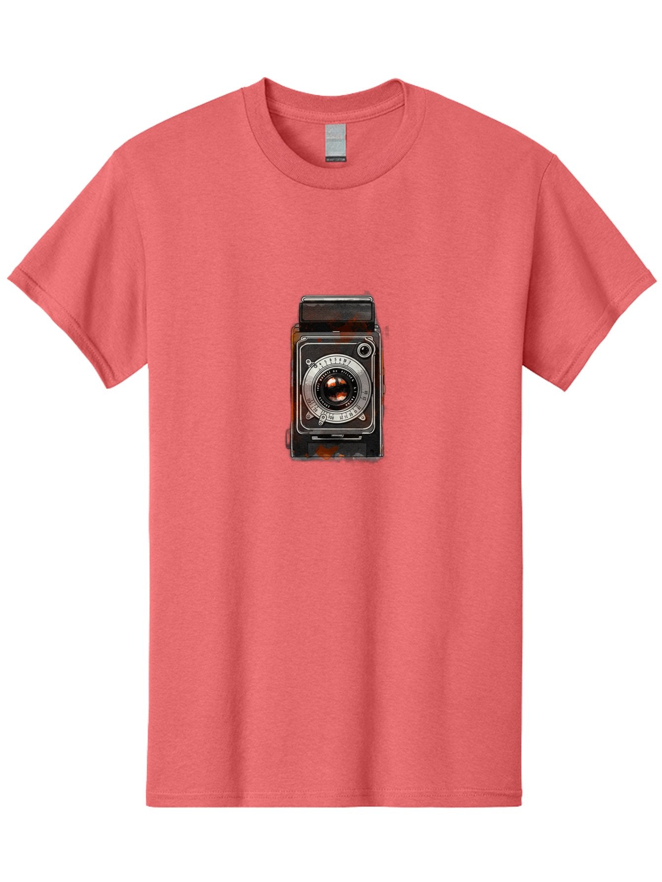 Vintage-Camera-9 Men'S Graphic Tee, 100% Cotton, Comfortable Casual Summer Wear, Machine Washable, Vintage Camera, Old Camera, Photography Equipment, Retro Technology, Classic Design, Nostalgic, Analog Camera, Film Camera Bae813 3
