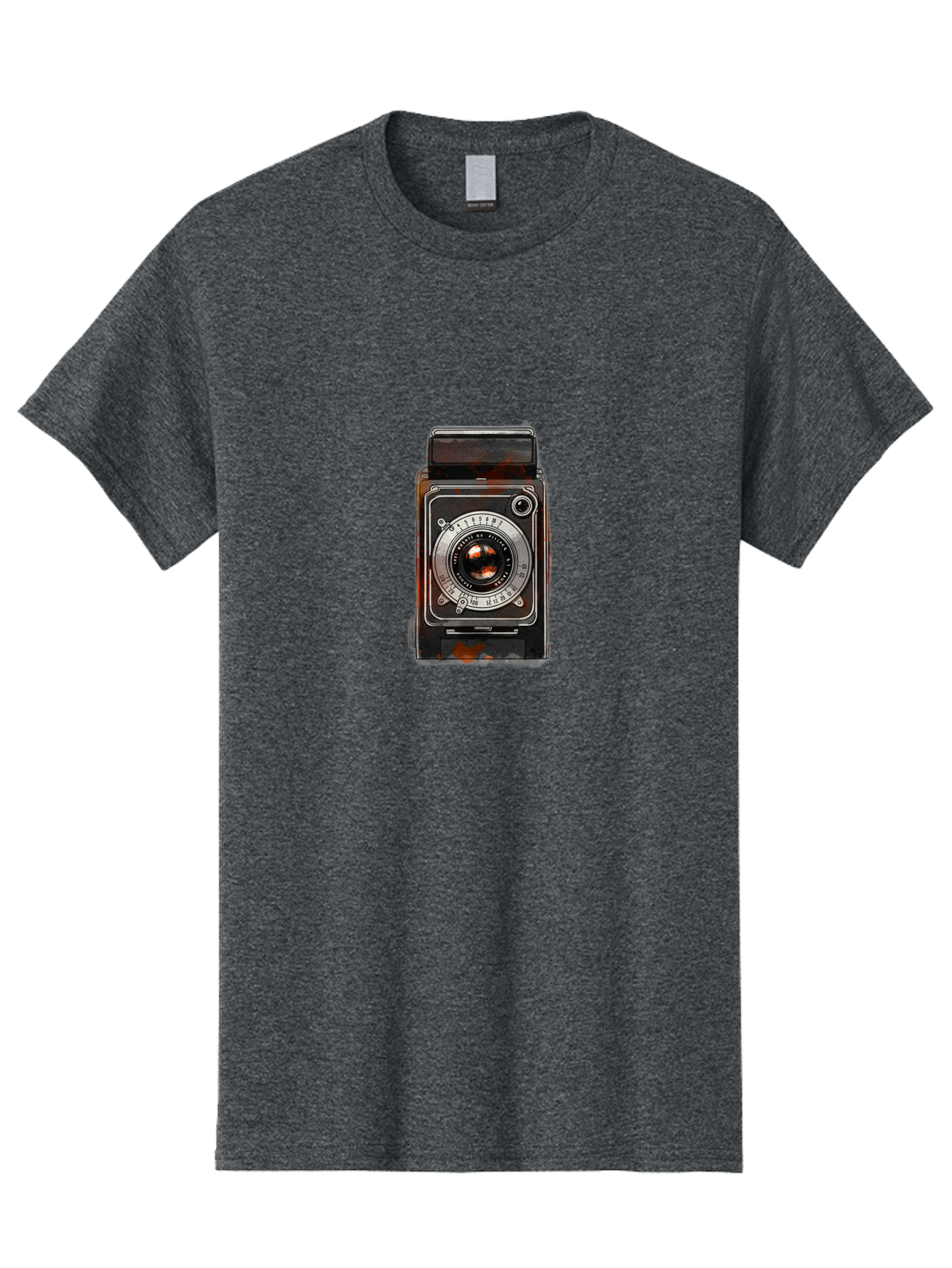 Vintage-Camera-9 Men'S Graphic Tee, 100% Cotton, Comfortable Casual Summer Wear, Machine Washable, Vintage Camera, Old Camera, Photography Equipment, Retro Technology, Classic Design, Nostalgic, Analog Camera, Film Camera Bae813 5