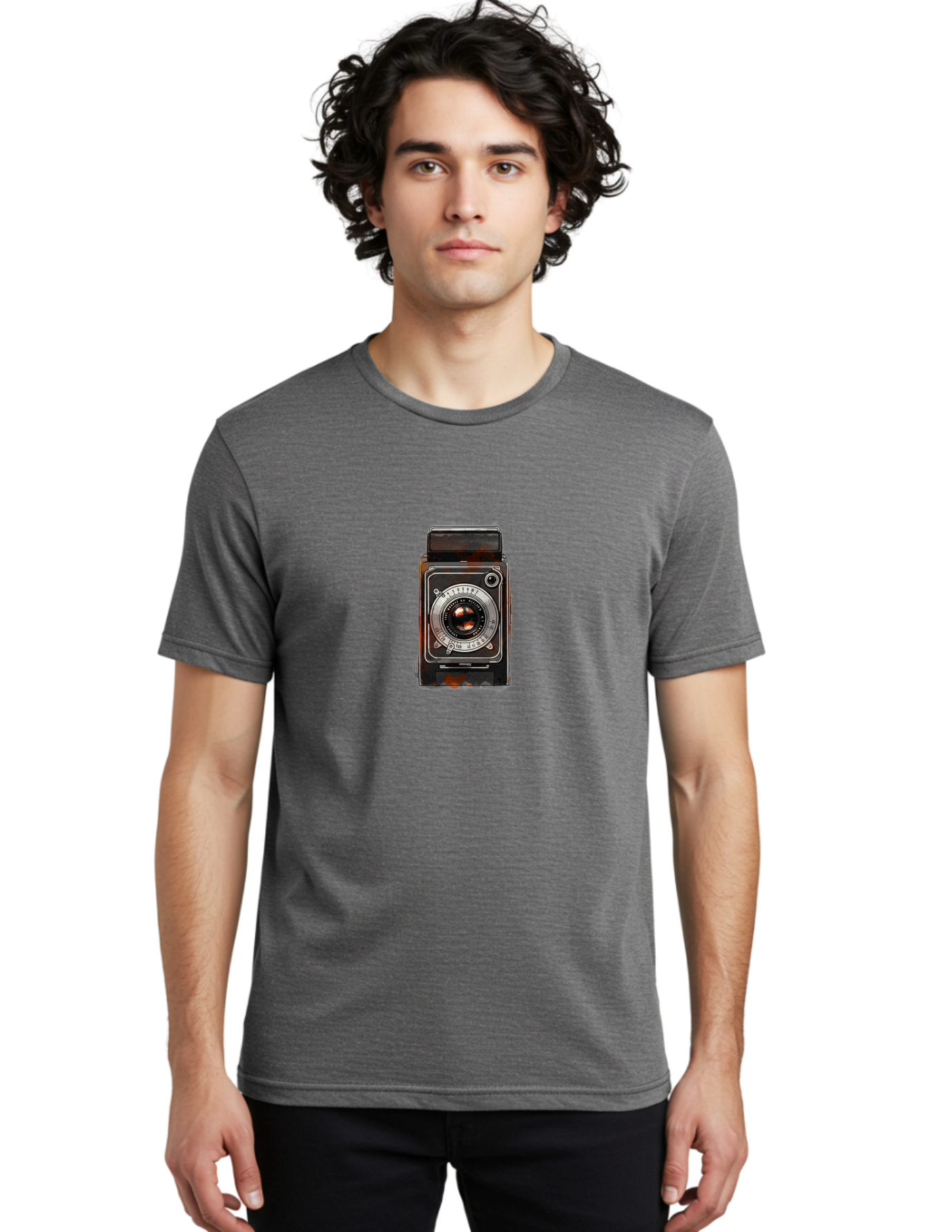 Vintage-Camera-9 Men'S Graphic Tee, 100% Cotton, Comfortable Casual Summer Wear, Machine Washable, Vintage Camera, Old Camera, Photography Equipment, Retro Technology, Classic Design, Nostalgic, Analog Camera, Film Camera Bae813 25