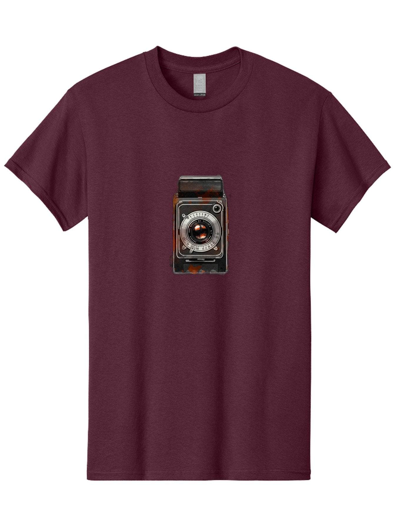Vintage-Camera-9 Men'S Graphic Tee, 100% Cotton, Comfortable Casual Summer Wear, Machine Washable, Vintage Camera, Old Camera, Photography Equipment, Retro Technology, Classic Design, Nostalgic, Analog Camera, Film Camera Bae813 13
