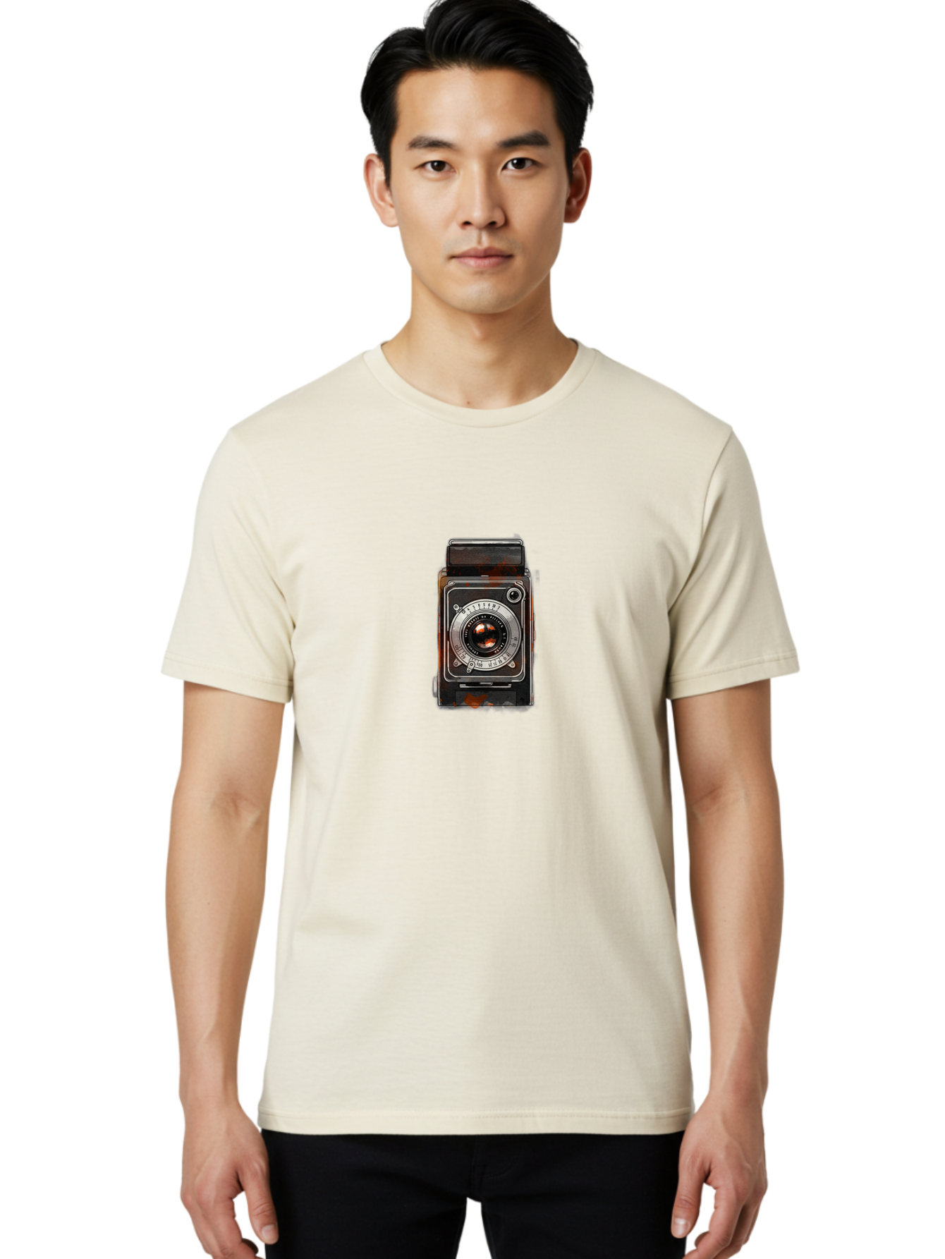 Vintage-Camera-9 Men'S Graphic Tee, 100% Cotton, Comfortable Casual Summer Wear, Machine Washable, Vintage Camera, Old Camera, Photography Equipment, Retro Technology, Classic Design, Nostalgic, Analog Camera, Film Camera Bae813 19