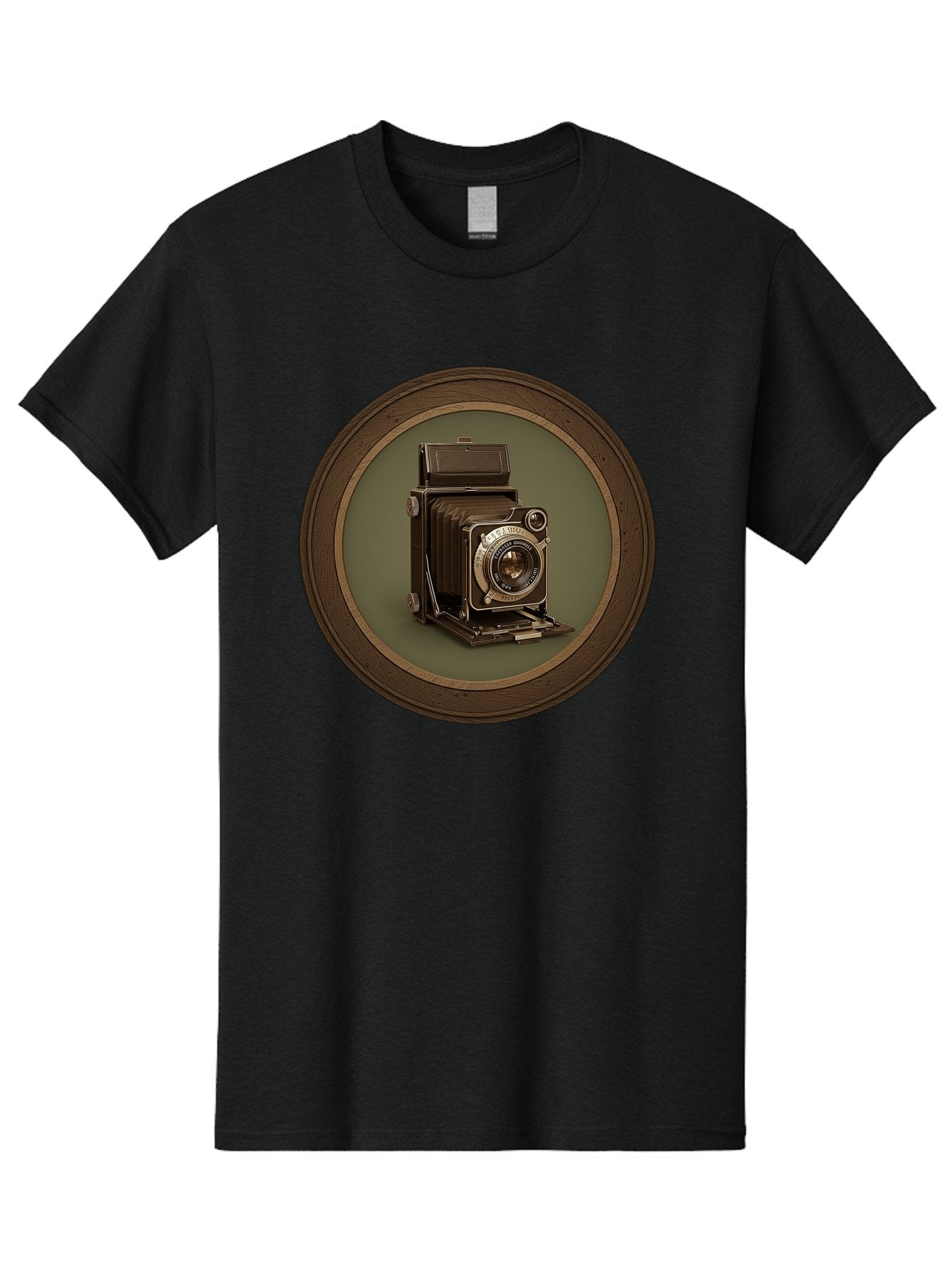 Vintage-Camera Men'S Graphic Tee, 100% Cotton, Comfortable Casual Summer Wear, Machine Washable, Vintage Camera, Antique Photography Equipment, Classic Camera Design, Retro Style, Old-Fashioned Lens, Nostalgic Photography, Timeless Art, Bae815
