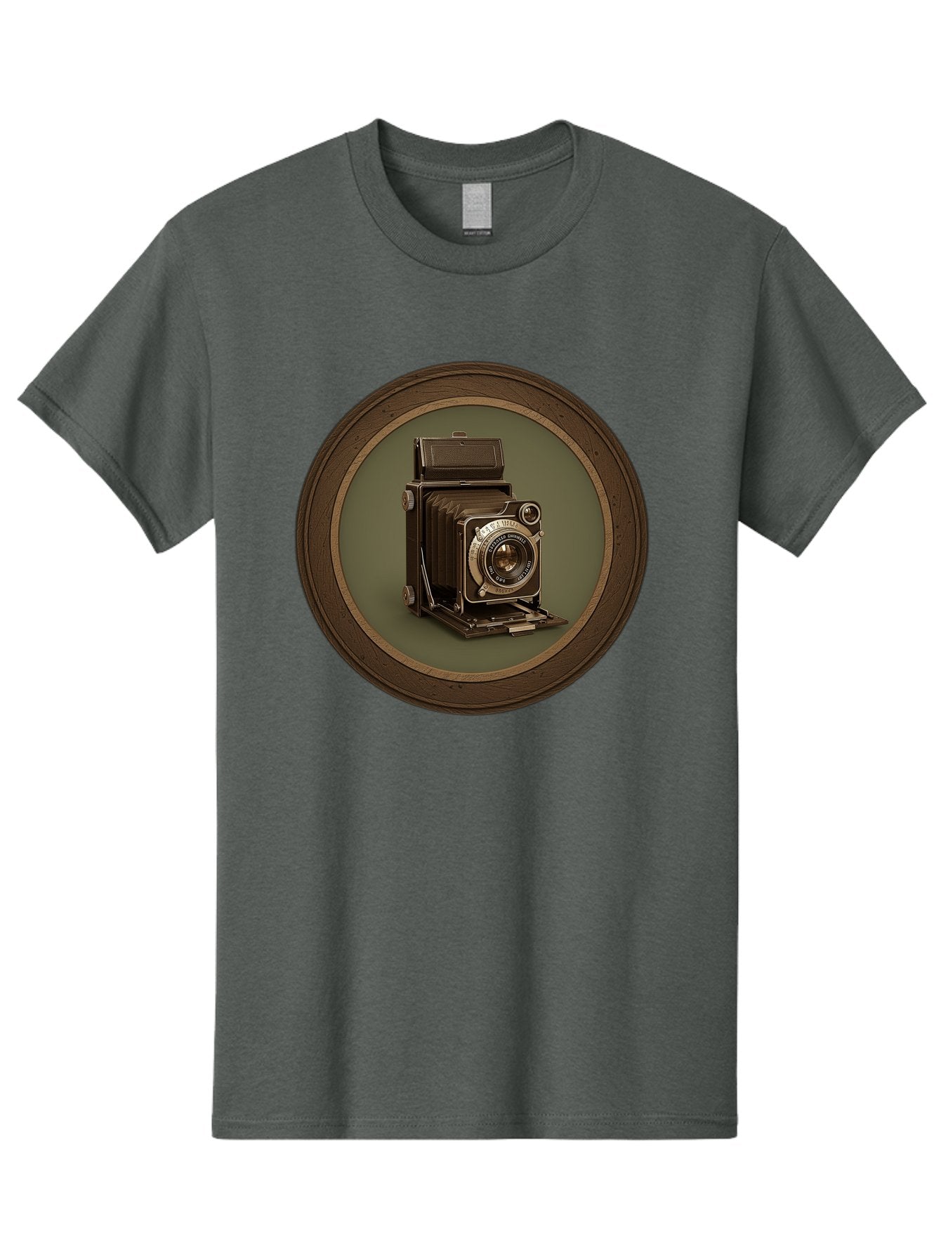 Vintage-Camera Men'S Graphic Tee, 100% Cotton, Comfortable Casual Summer Wear, Machine Washable, Vintage Camera, Antique Photography Equipment, Classic Camera Design, Retro Style, Old-Fashioned Lens, Nostalgic Photography, Timeless Art, Bae815 8