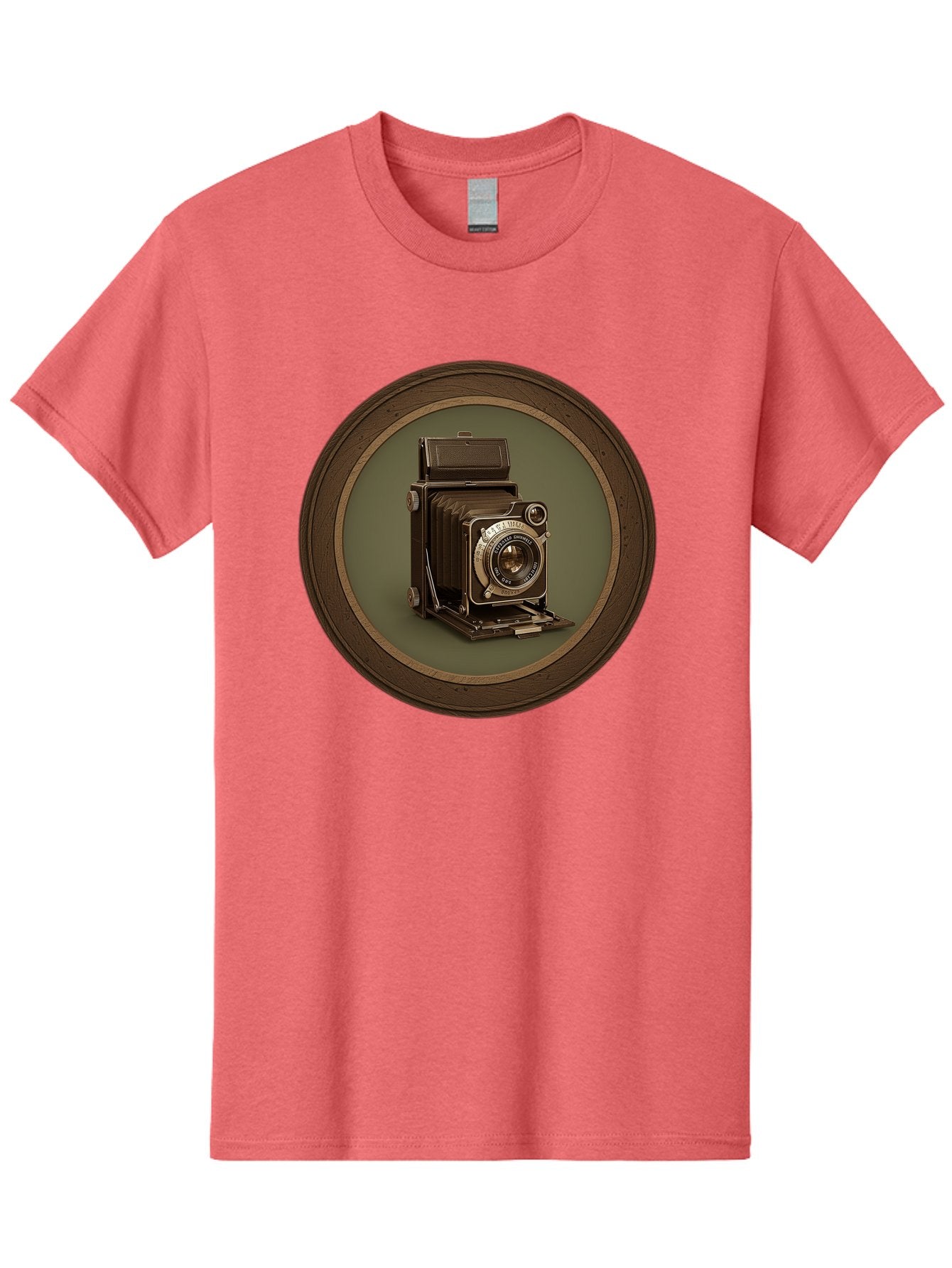 Vintage-Camera Men'S Graphic Tee, 100% Cotton, Comfortable Casual Summer Wear, Machine Washable, Vintage Camera, Antique Photography Equipment, Classic Camera Design, Retro Style, Old-Fashioned Lens, Nostalgic Photography, Timeless Art, Bae815 5