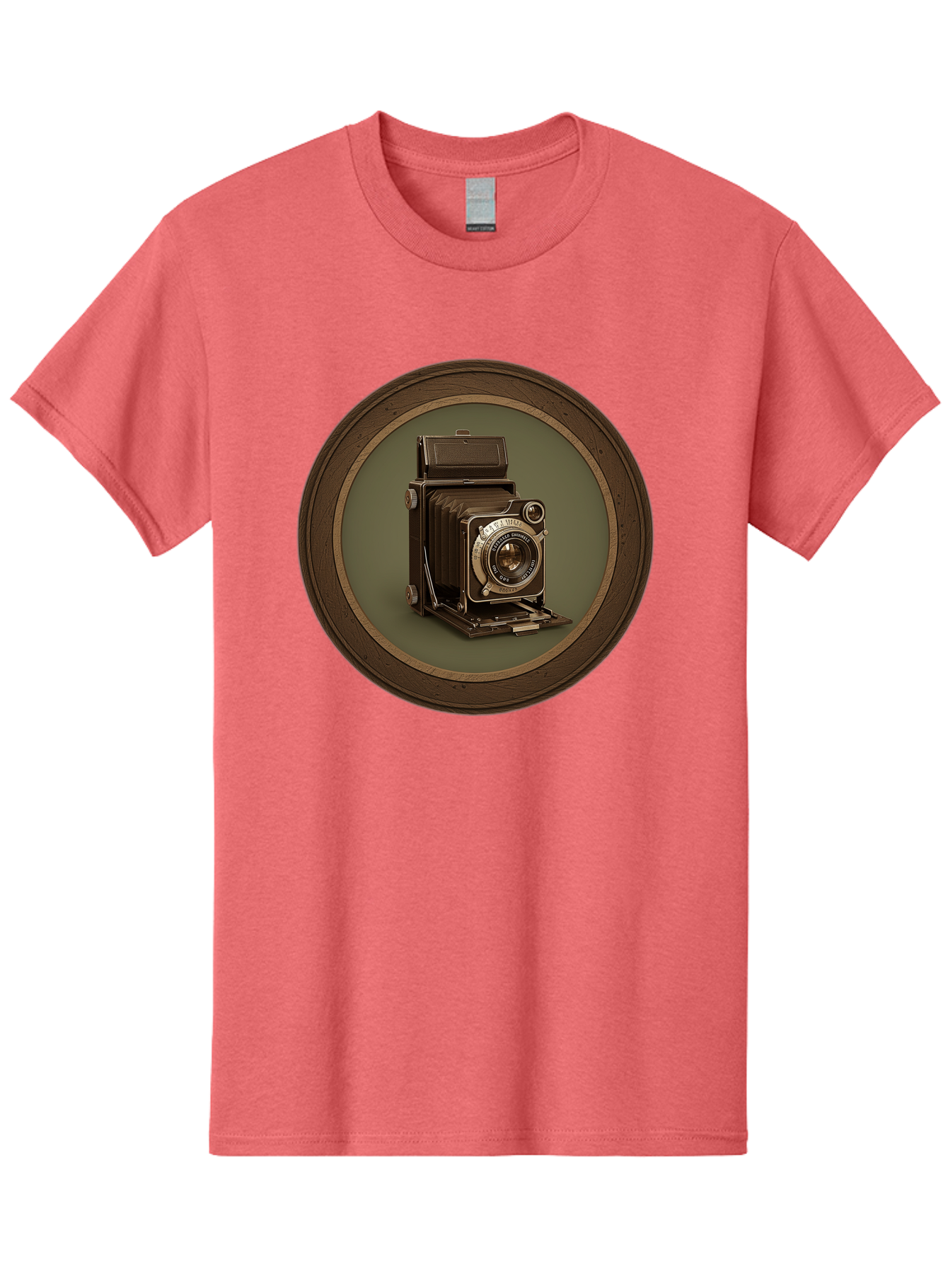 Vintage-Camera Men'S Graphic Tee, 100% Cotton, Comfortable Casual Summer Wear, Machine Washable, Vintage Camera, Antique Photography Equipment, Classic Camera Design, Retro Style, Old-Fashioned Lens, Nostalgic Photography, Timeless Art, Bae815 8
