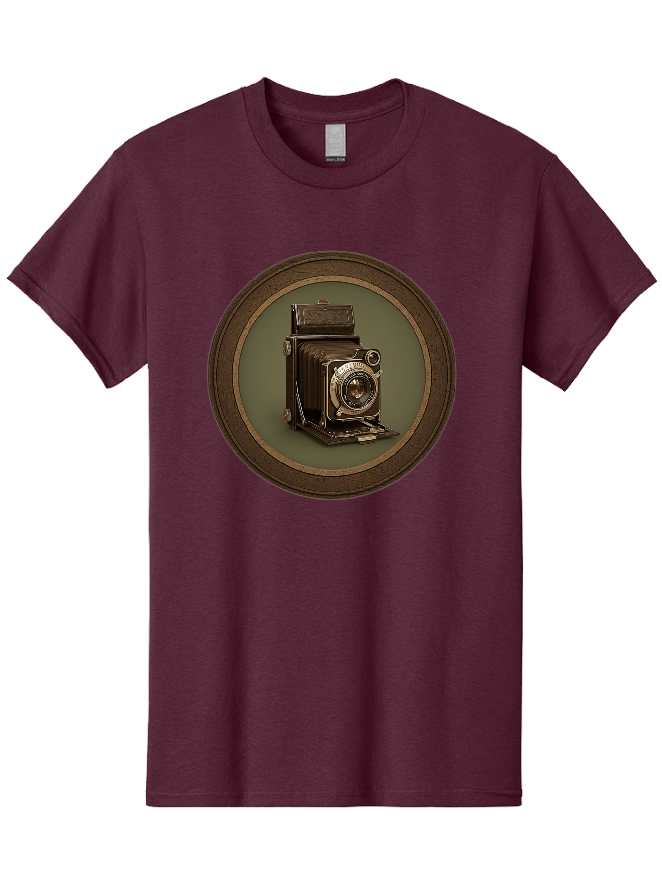 Vintage-Camera Men'S Graphic Tee, 100% Cotton, Comfortable Casual Summer Wear, Machine Washable, Vintage Camera, Antique Photography Equipment, Classic Camera Design, Retro Style, Old-Fashioned Lens, Nostalgic Photography, Timeless Art, Bae815 7