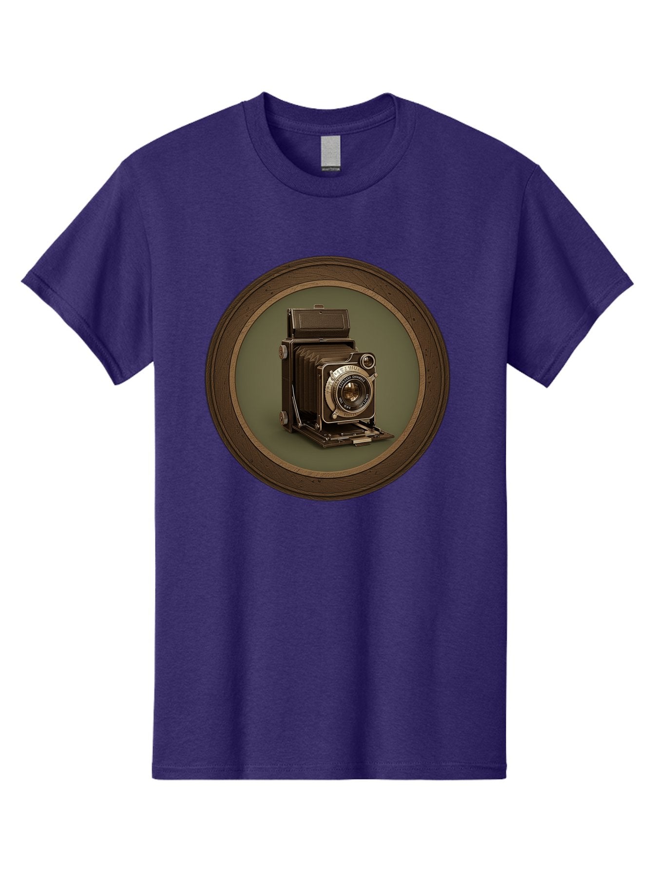 Vintage-Camera Men'S Graphic Tee, 100% Cotton, Comfortable Casual Summer Wear, Machine Washable, Vintage Camera, Antique Photography Equipment, Classic Camera Design, Retro Style, Old-Fashioned Lens, Nostalgic Photography, Timeless Art, Bae815 4