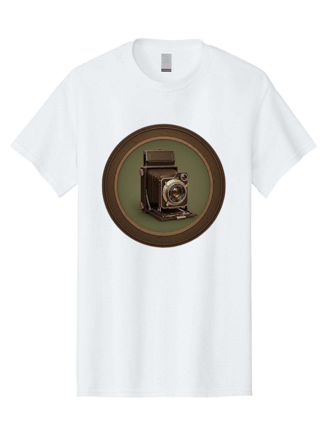 Vintage-Camera Men'S Graphic Tee, 100% Cotton, Comfortable Casual Summer Wear, Machine Washable, Vintage Camera, Antique Photography Equipment, Classic Camera Design, Retro Style, Old-Fashioned Lens, Nostalgic Photography, Timeless Art, Bae815 9