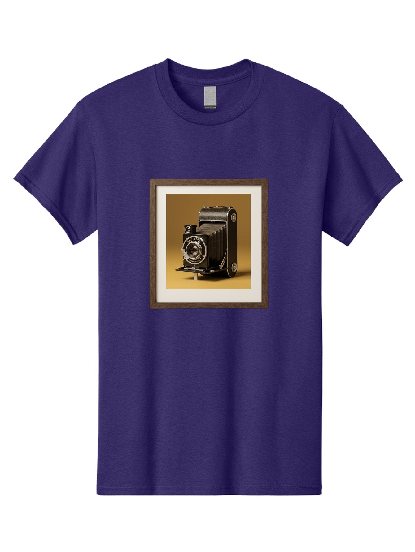 Zeiss-Ikon-Camera Men'S Graphic Tee, 100% Cotton, Comfortable Casual Summer Wear, Machine Washable, Vintage Camera, Old Camera, Antique Camera, Black Camera, Classic Photography, Photography Equipment, Nostalgic Device, Film Camera, Camera Art Bae824