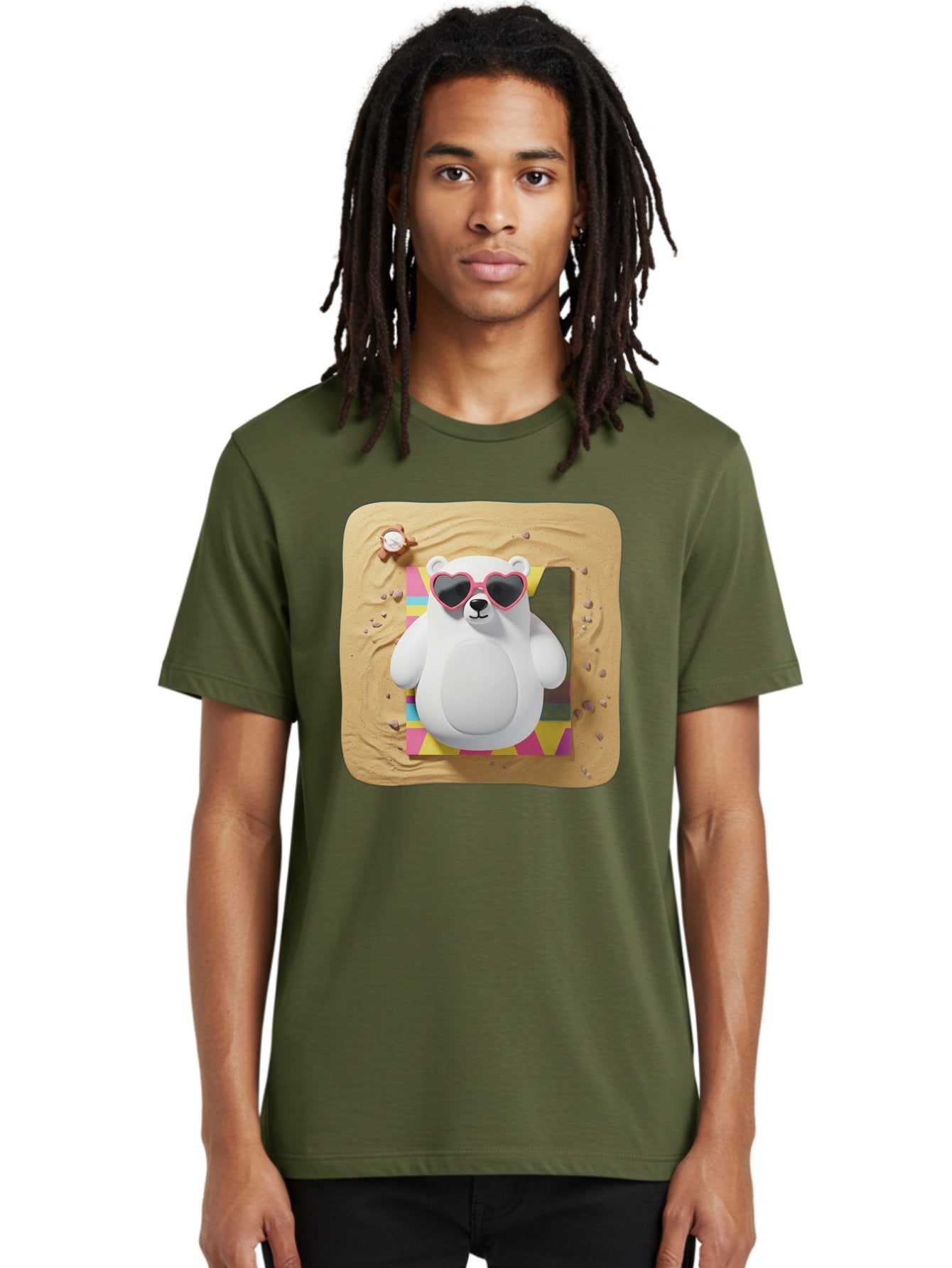 3D-Polar-Bear Men'S Graphic Tee, 100% Cotton, Comfortable Casual Summer Wear, Machine Washable, Vintage Camera, Old Camera, Antique Camera, Black Camera, Classic Photography, Photography Equipment, Nostalgic Device, Film Camera, Camera Art Bae825 24