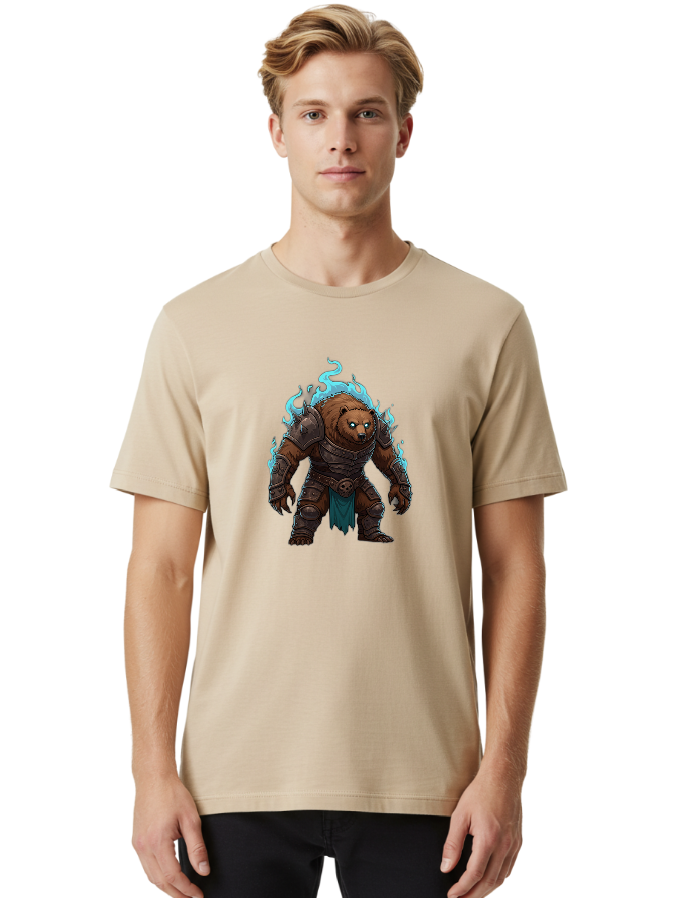 Armored-Bear-1 Men'S Graphic Tee, 100% Cotton, Comfortable Casual Summer Wear, Machine Washable, Vintage Camera, Old Camera, Antique Camera, Black Camera, Classic Photography, Photography Equipment, Nostalgic Device, Film Camera, Camera Art Bae827 24