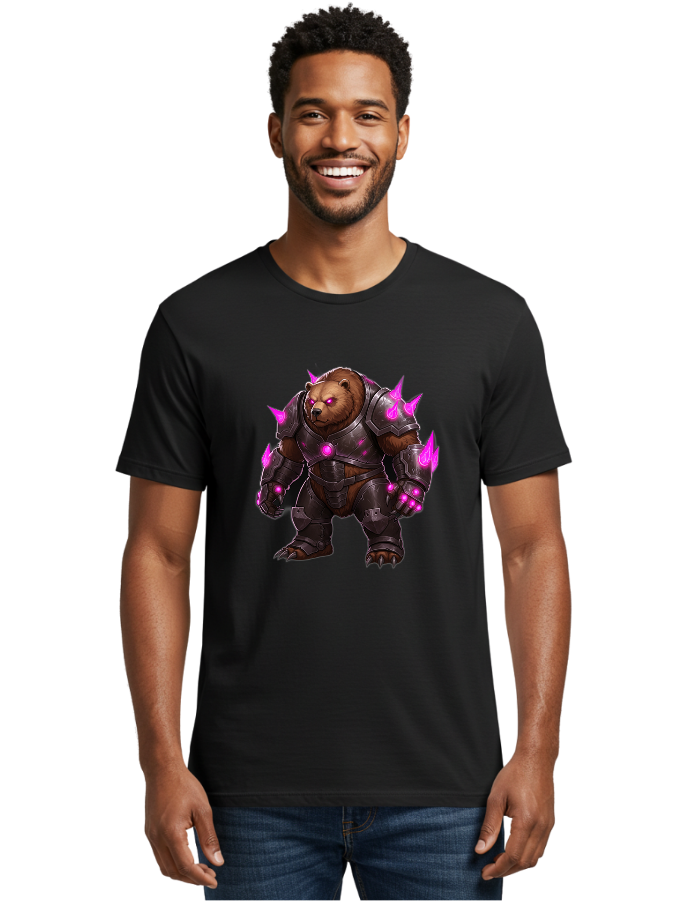Armored-Brown-Bear-1 Men'S Graphic Tee, 100% Cotton, Comfortable Casual Summer Wear, Machine Washable, Vintage Camera, Old Camera, Antique Camera, Black Camera, Classic Photography, Photography Equipment, Nostalgic Device, Film Camera, Bae830 17