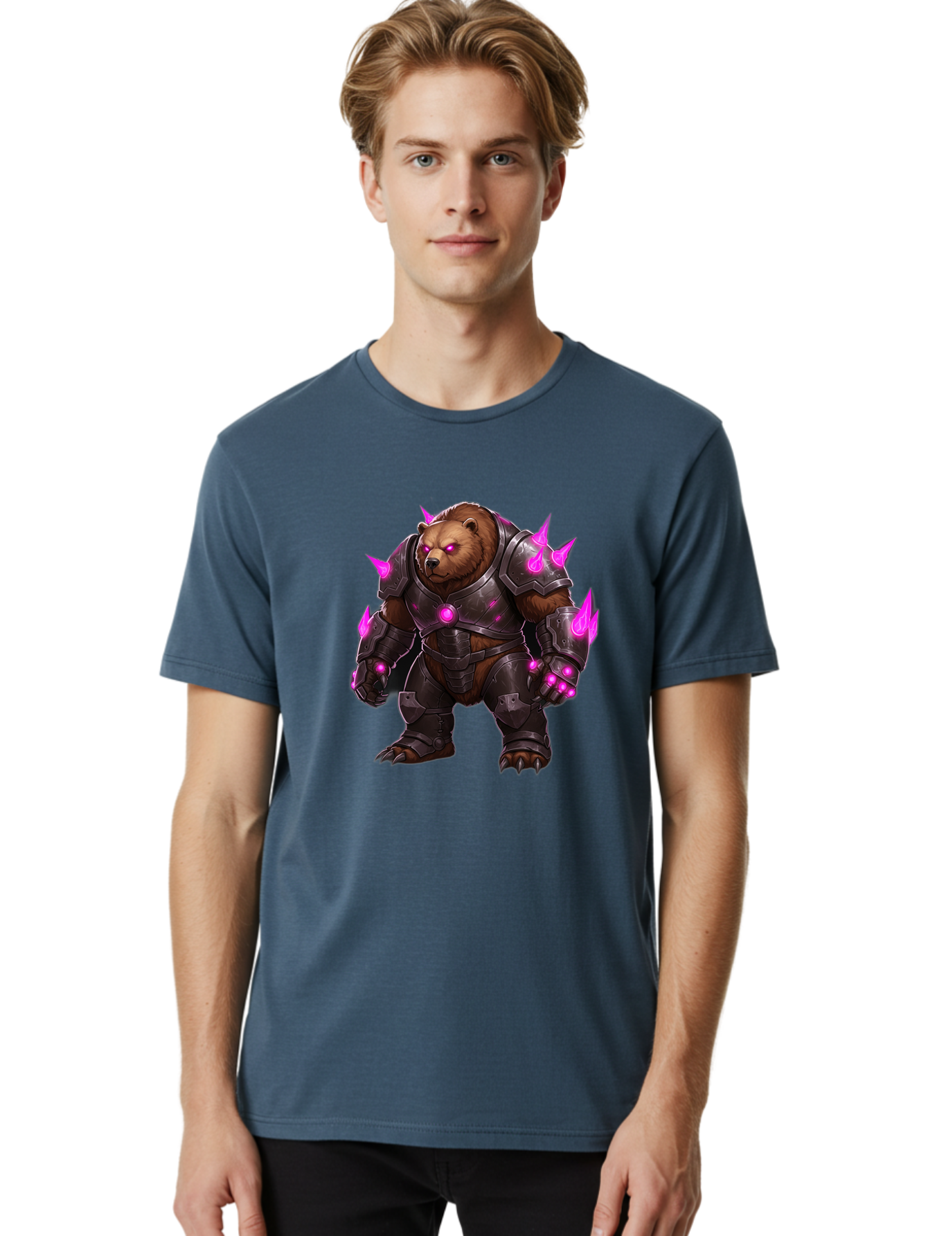 Armored-Brown-Bear-1 Men'S Graphic Tee, 100% Cotton, Comfortable Casual Summer Wear, Machine Washable, Vintage Camera, Old Camera, Antique Camera, Black Camera, Classic Photography, Photography Equipment, Nostalgic Device, Film Camera, Bae830 22
