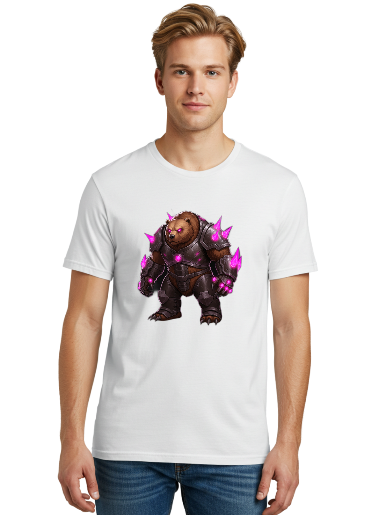 Armored-Brown-Bear-1 Men'S Graphic Tee, 100% Cotton, Comfortable Casual Summer Wear, Machine Washable, Vintage Camera, Old Camera, Antique Camera, Black Camera, Classic Photography, Photography Equipment, Nostalgic Device, Film Camera, Bae830 29