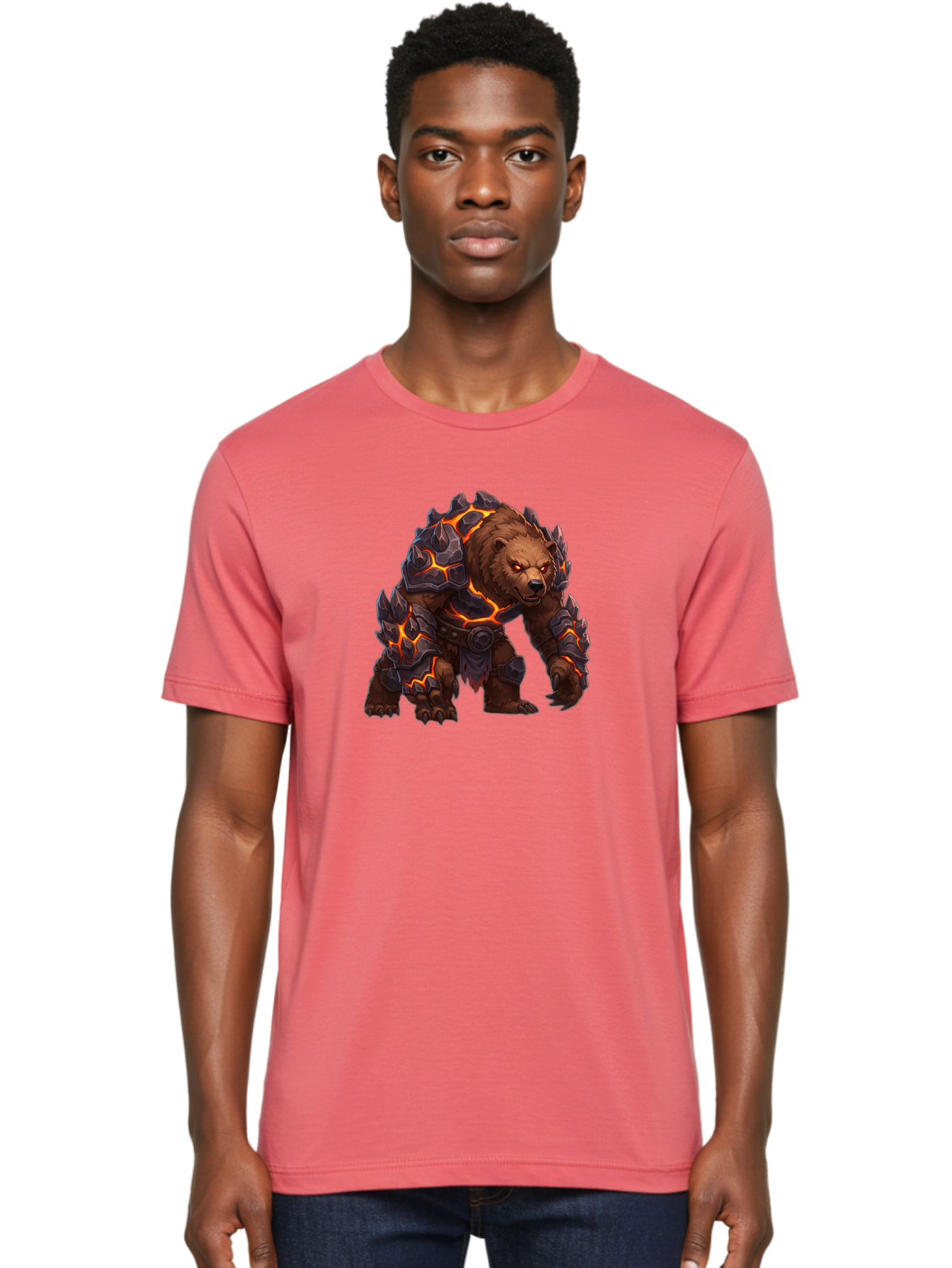 Armored-Brown-Bear Men'S Graphic Tee, 100% Cotton, Comfortable Casual Summer Wear, Machine Washable, Vintage Camera, Old Camera, Antique Camera, Black Camera, Classic Photography, Photography Equipment, Nostalgic Device, Film Camera, Bae831 24
