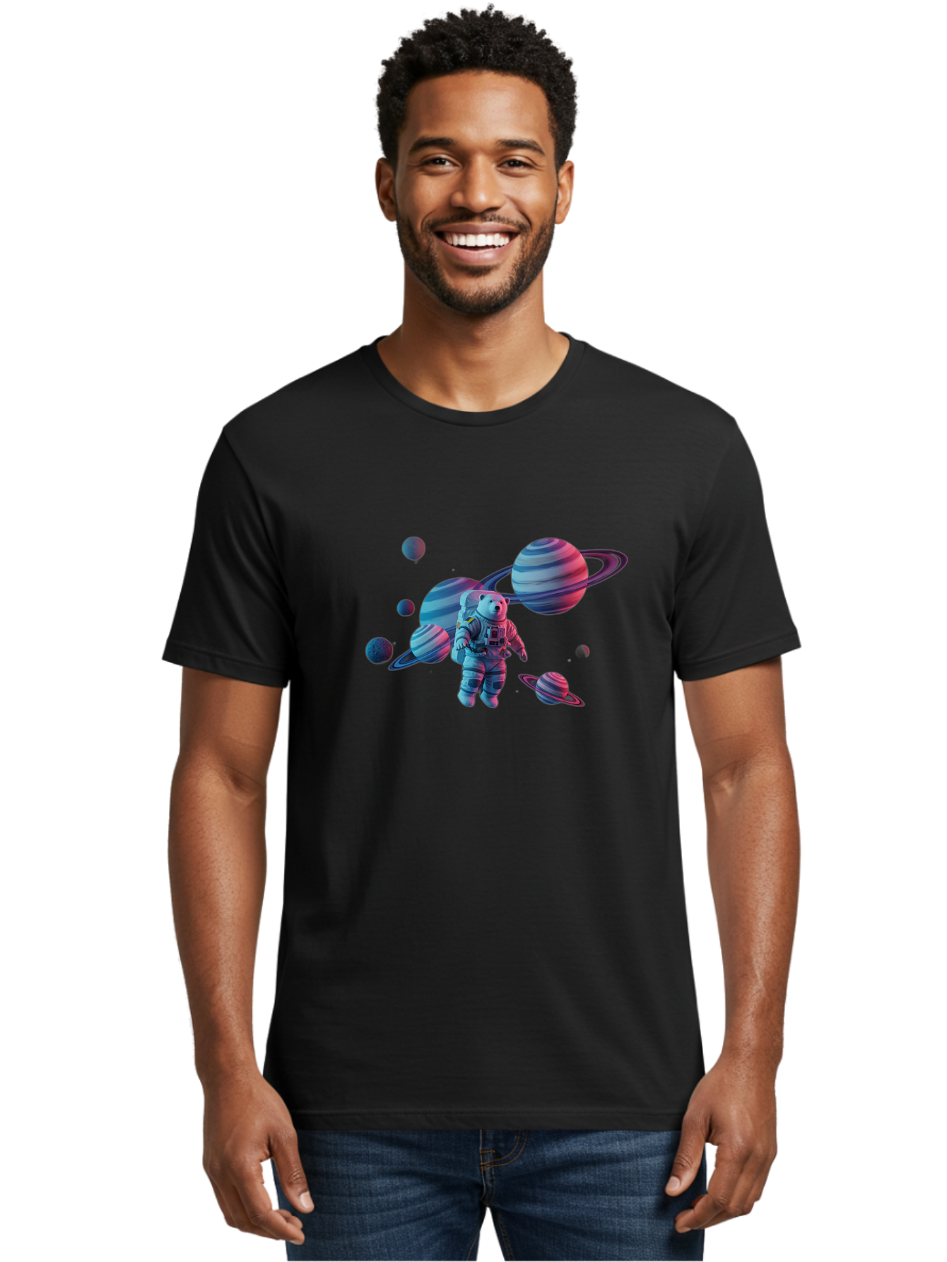 Astronaut-And-Planets Men'S Graphic Tee, 100% Cotton, Comfortable Casual Summer Wear, Machine Washable, Vintage Camera, Old Camera, Antique Camera, Black Camera, Classic Photography, Photography Equipment, Nostalgic Device, Film Camera, Bae832 30