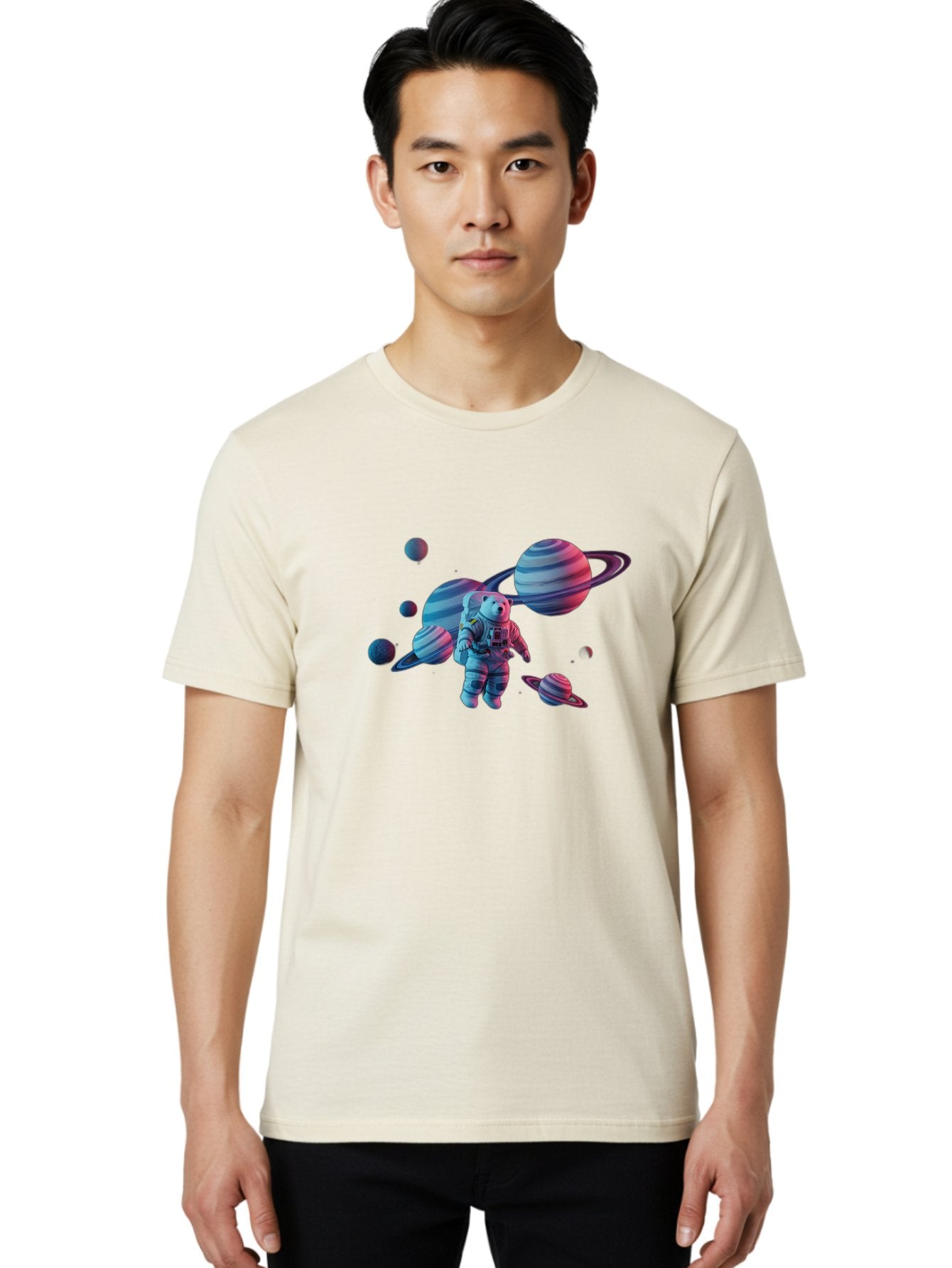 Astronaut-And-Planets Men'S Graphic Tee, 100% Cotton, Comfortable Casual Summer Wear, Machine Washable, Vintage Camera, Old Camera, Antique Camera, Black Camera, Classic Photography, Photography Equipment, Nostalgic Device, Film Camera, Bae832 30