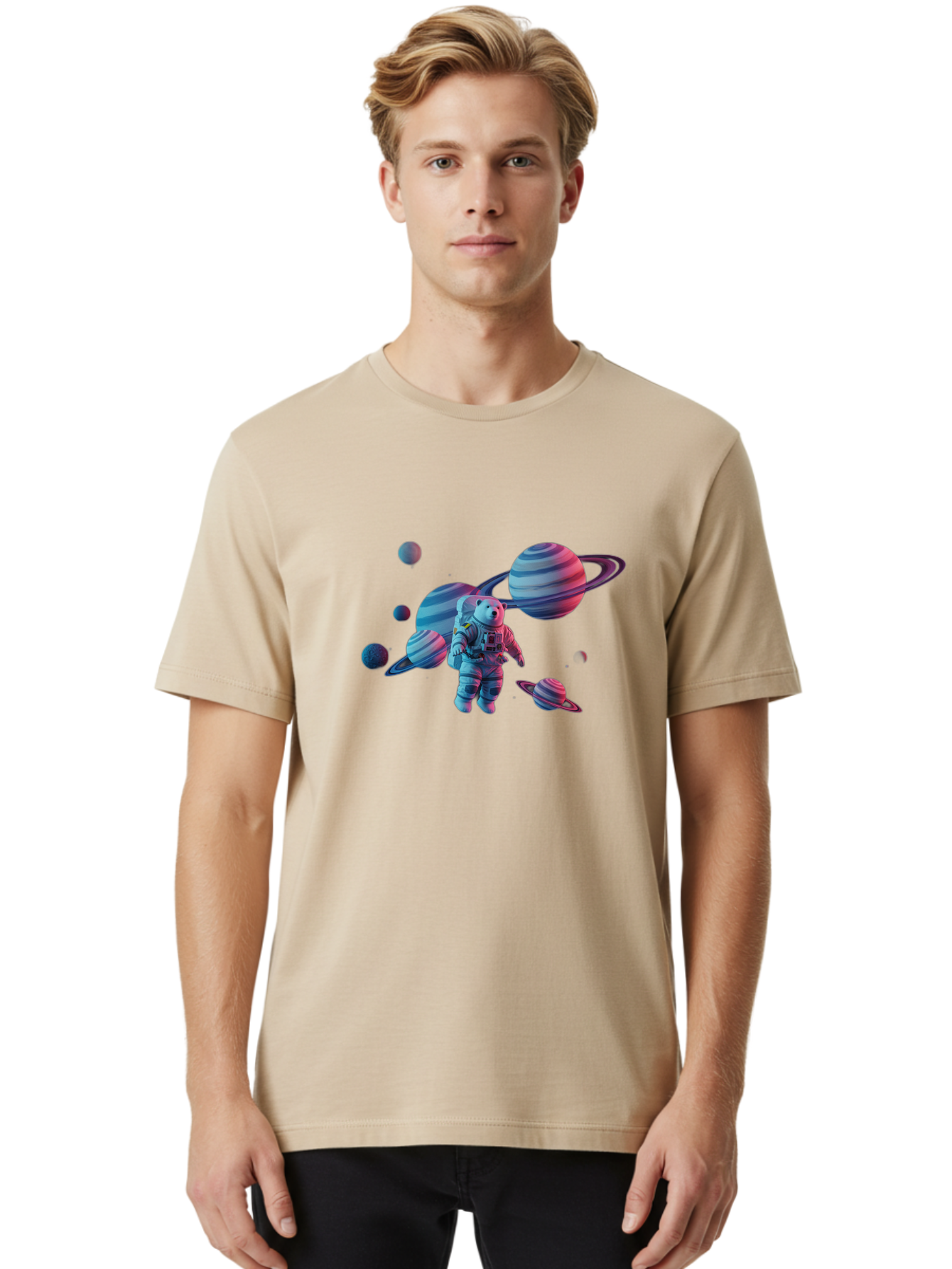 Astronaut-And-Planets Men'S Graphic Tee, 100% Cotton, Comfortable Casual Summer Wear, Machine Washable, Vintage Camera, Old Camera, Antique Camera, Black Camera, Classic Photography, Photography Equipment, Nostalgic Device, Film Camera, Bae832 24