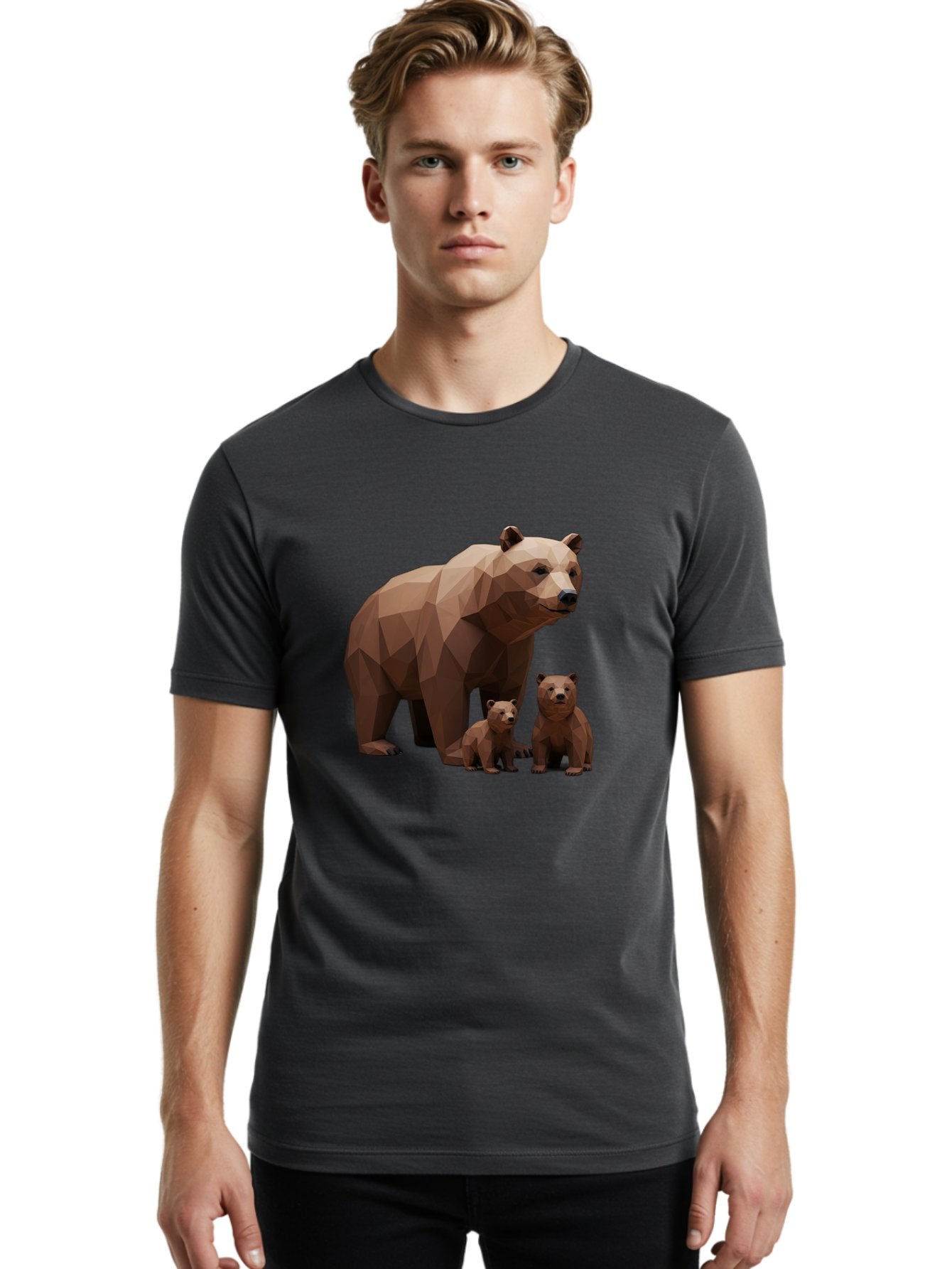 Bear-Family Men'S Graphic Tee, 100% Cotton, Comfortable Casual Summer Wear, Machine Washable, Vintage Camera, Old Camera, Antique Camera, Black Camera, Classic Photography, Photography Equipment, Nostalgic Device, Film Camera, Camera Art Bae852 21