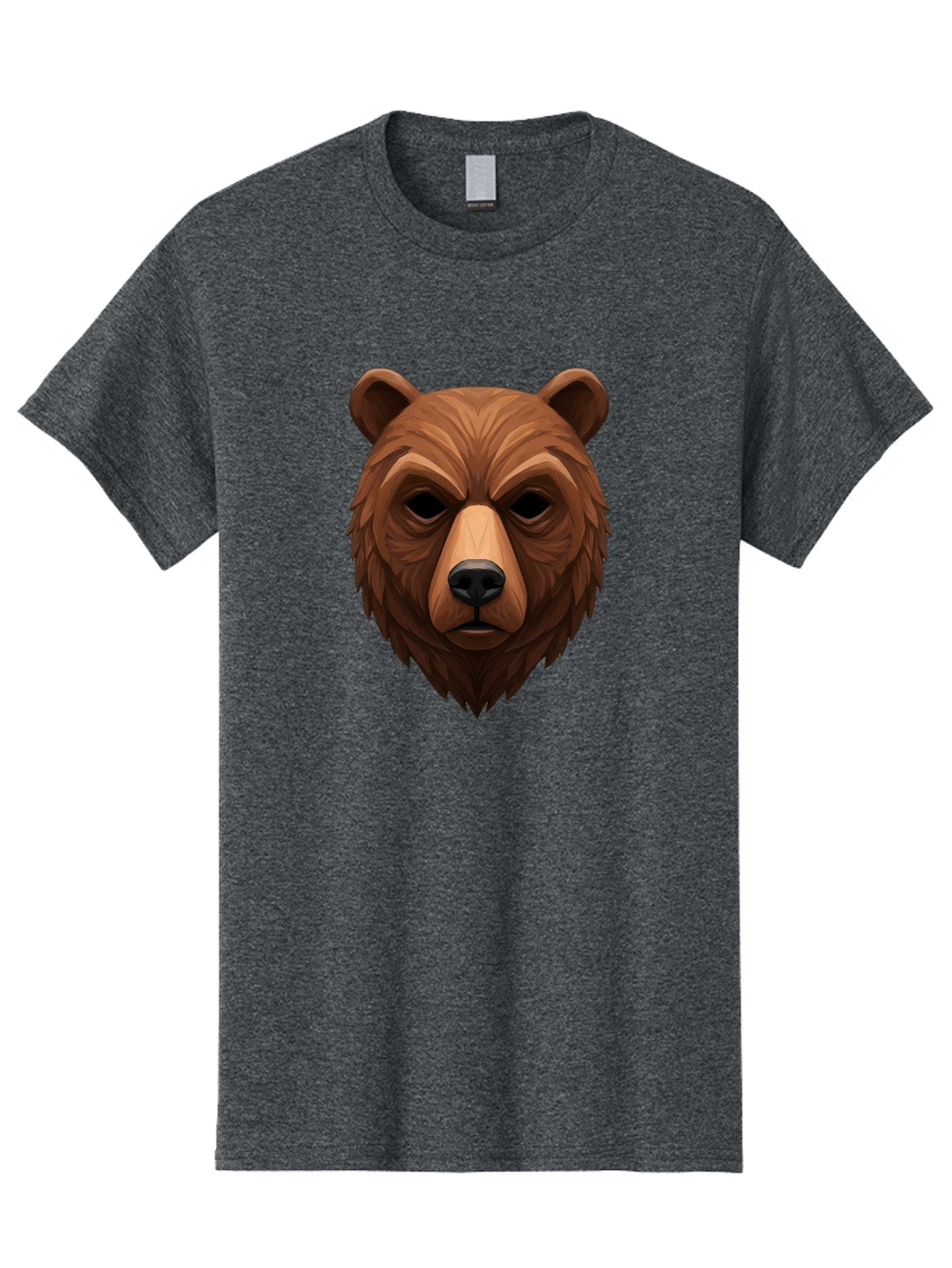 Bear-Head-1 Men'S Graphic Tee, 100% Cotton, Comfortable Casual Summer Wear, Machine Washable, Vintage Camera, Old Camera, Antique Camera, Black Camera, Classic Photography, Photography Equipment, Nostalgic Device, Film Camera, Camera Art Bae853