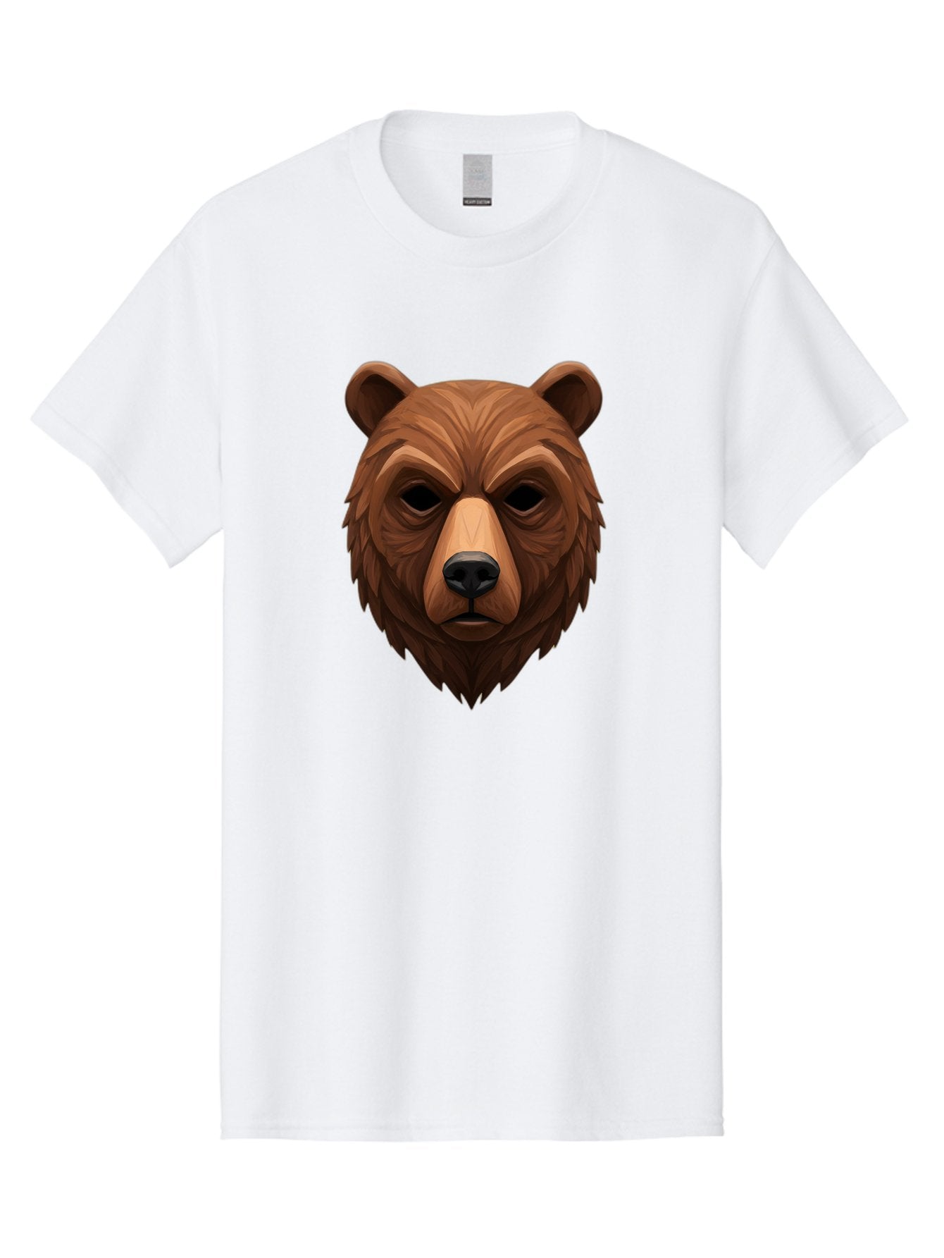 Bear-Head-1 Men'S Graphic Tee, 100% Cotton, Comfortable Casual Summer Wear, Machine Washable, Vintage Camera, Old Camera, Antique Camera, Black Camera, Classic Photography, Photography Equipment, Nostalgic Device, Film Camera, Camera Art Bae853