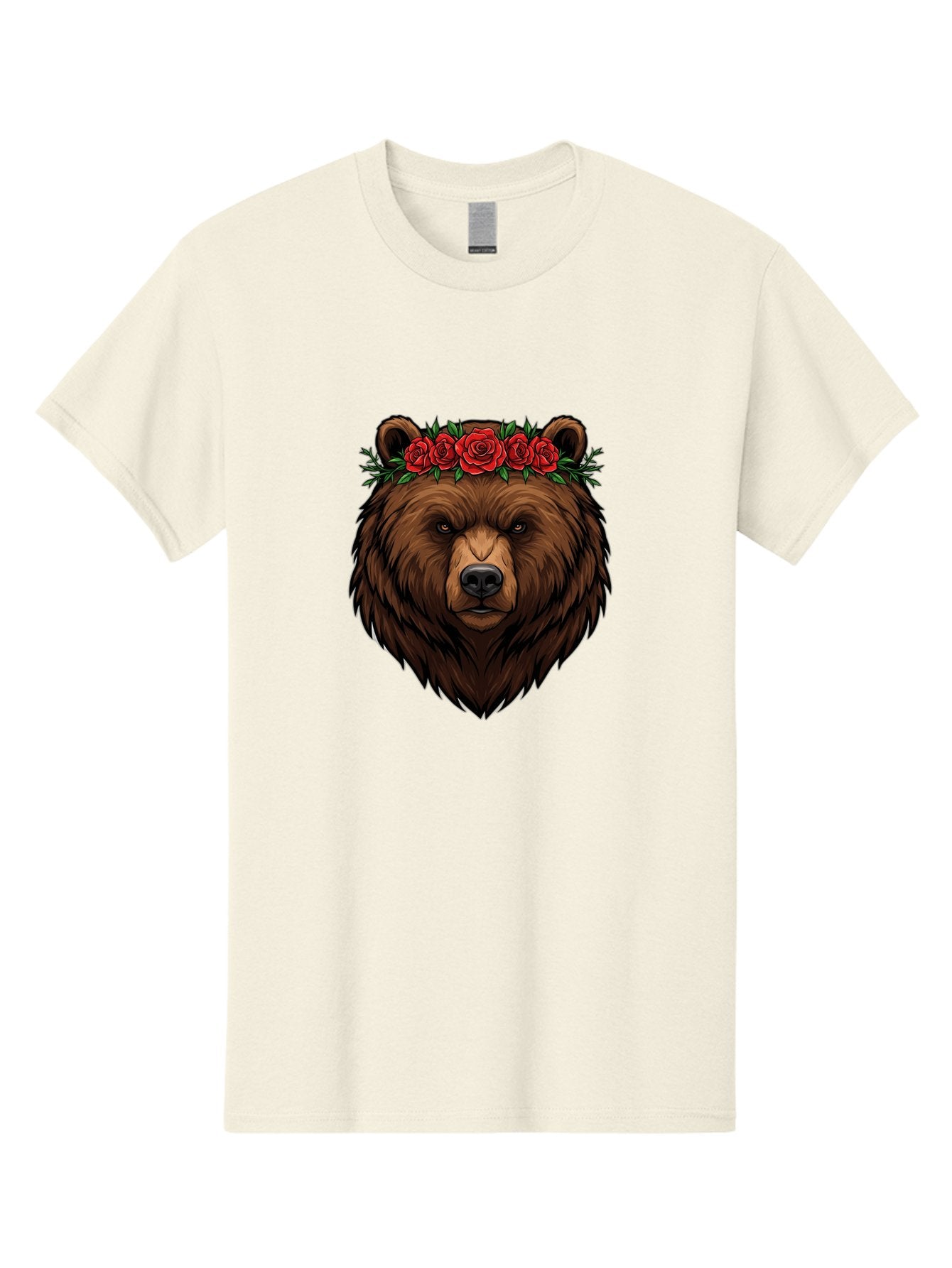 Bear-Head-With-Roses Men'S Graphic Tee, 100% Cotton, Comfortable Casual Summer Wear, Machine Washable, Vintage Camera, Old Camera, Antique Camera, Black Camera, Classic Photography, Photography Equipment, Nostalgic Device, Film Camera, Bae854 11