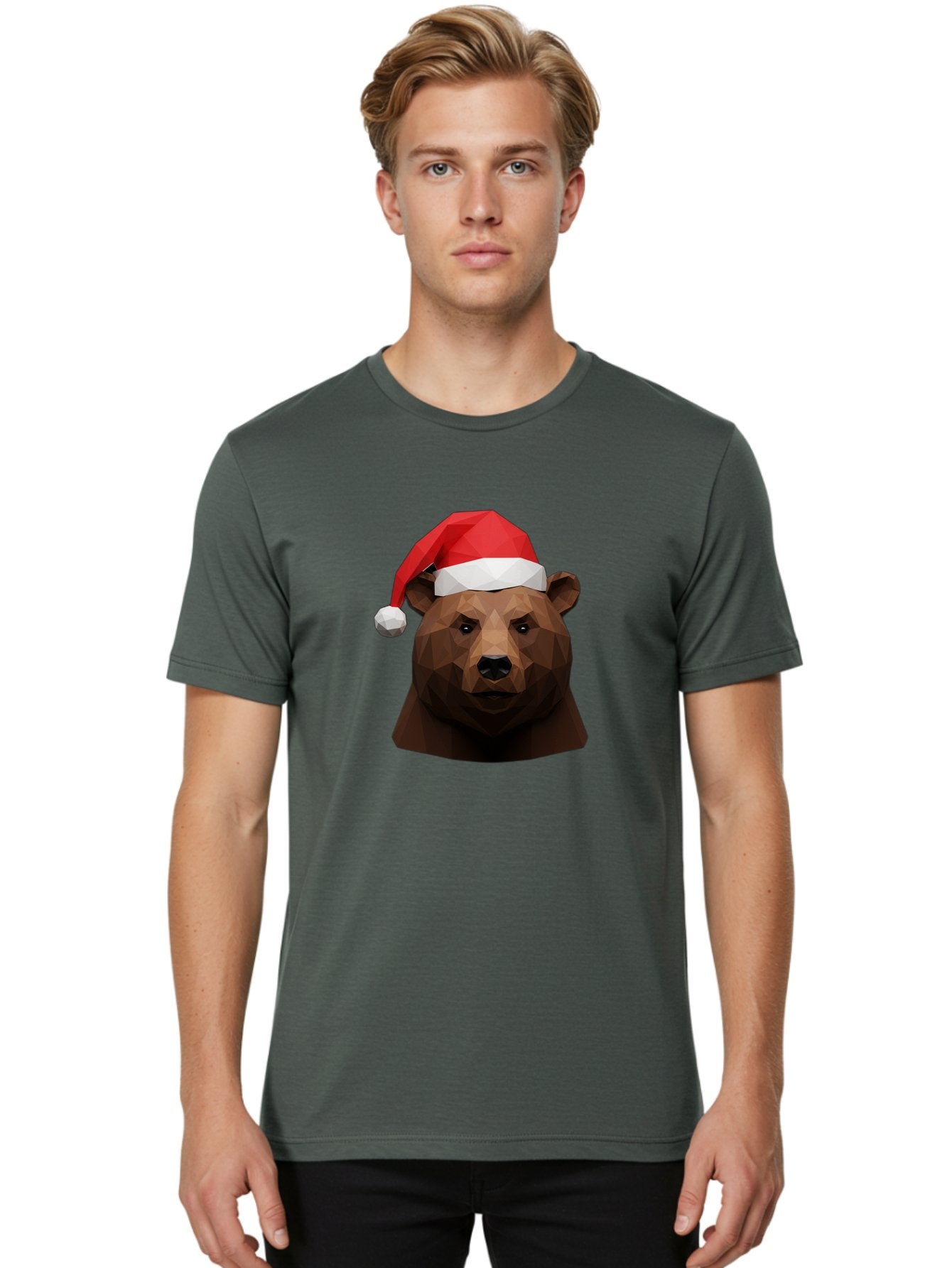 Bear-Head-With-Santa-Hat Men'S Graphic Tee, 100% Cotton, Comfortable Casual Summer Wear, Machine Washable, Vintage Camera, Old Camera, Antique Camera, Black Camera, Classic Photography, Photography Equipment, Nostalgic Device, Film Camera, Bae855 20