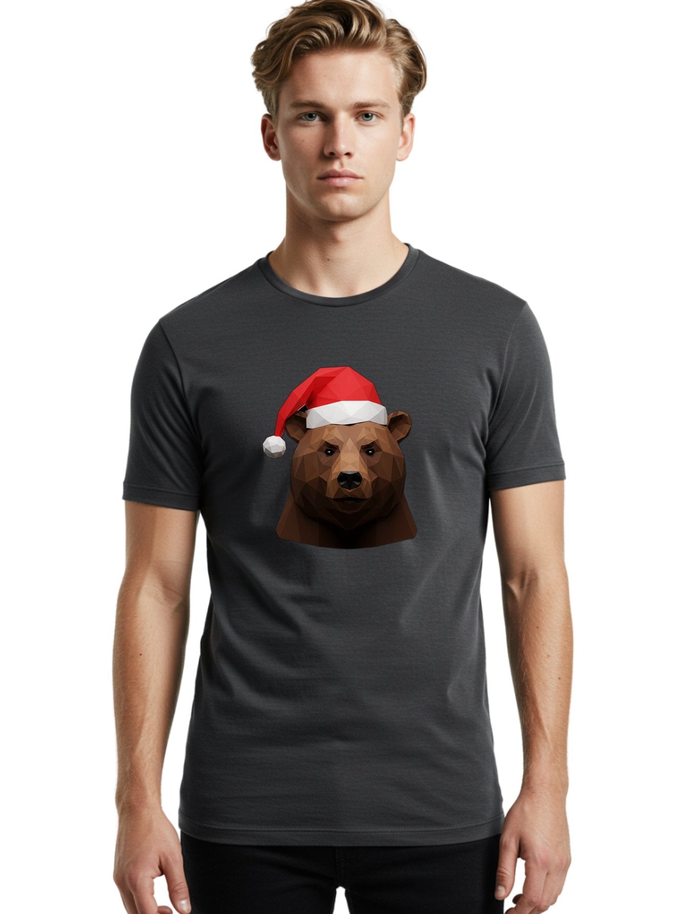 Bear-Head-With-Santa-Hat Men'S Graphic Tee, 100% Cotton, Comfortable Casual Summer Wear, Machine Washable, Vintage Camera, Old Camera, Antique Camera, Black Camera, Classic Photography, Photography Equipment, Nostalgic Device, Film Camera, Bae855 27
