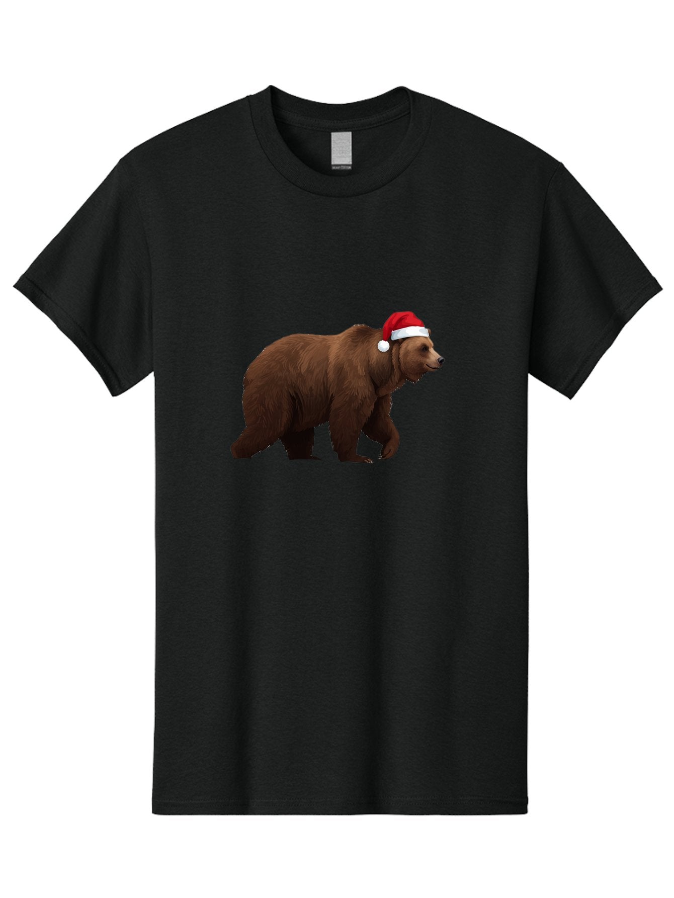 Bear-In-Santa-Hat Men'S Graphic Tee, 100% Cotton, Comfortable Casual Summer Wear, Machine Washable, Vintage Camera, Old Camera, Antique Camera, Black Camera, Classic Photography, Photography Equipment, Nostalgic Device, Film Camera, Camera Art Bae858 5