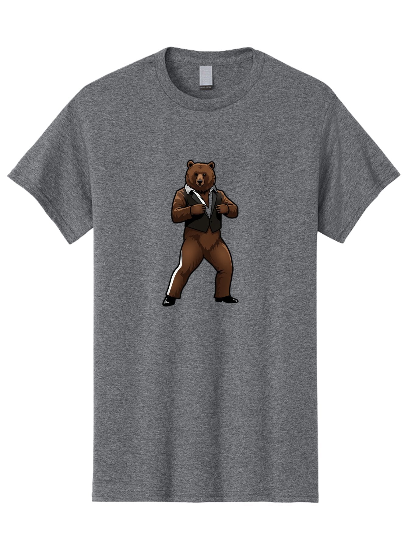 Bear-In-Suit Men'S Graphic Tee, 100% Cotton, Comfortable Casual Summer Wear, Machine Washable, Vintage Camera, Old Camera, Antique Camera, Black Camera, Classic Photography, Photography Equipment, Nostalgic Device, Film Camera, Camera Art Bae860 11