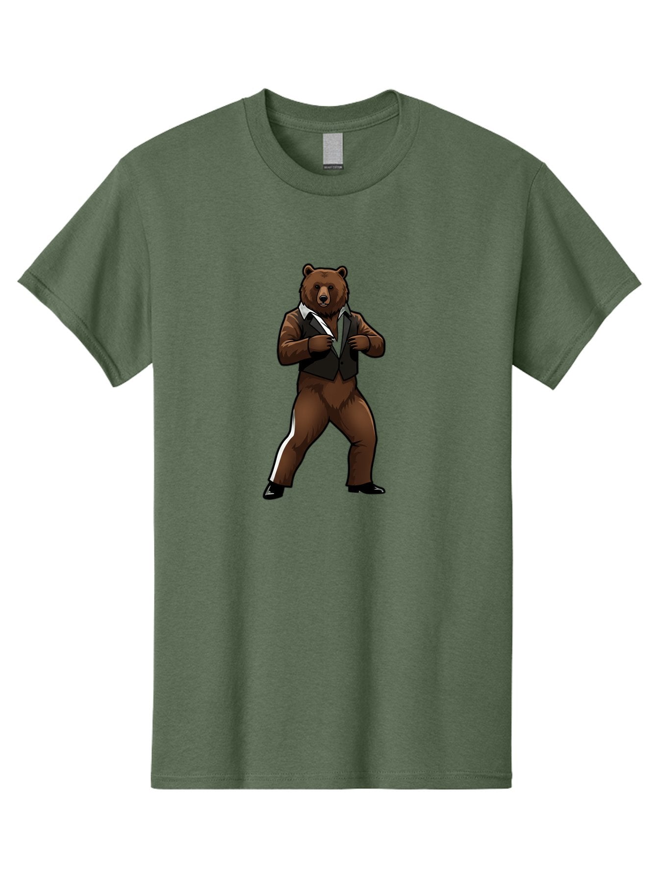 Bear-In-Suit Men'S Graphic Tee, 100% Cotton, Comfortable Casual Summer Wear, Machine Washable, Vintage Camera, Old Camera, Antique Camera, Black Camera, Classic Photography, Photography Equipment, Nostalgic Device, Film Camera, Camera Art Bae860 6