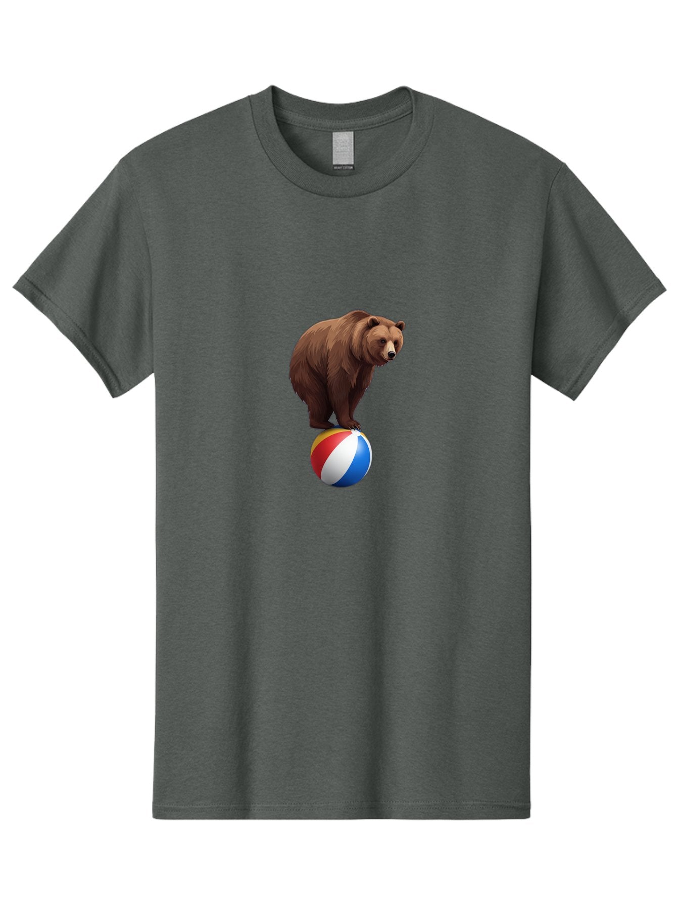 Bear-On-Beach-Ball Men'S Graphic Tee, 100% Cotton, Comfortable Casual Summer Wear, Machine Washable, Vintage Camera, Old Camera, Antique Camera, Black Camera, Classic Photography, Photography Equipment, Nostalgic Device, Film Camera, Bae862 4