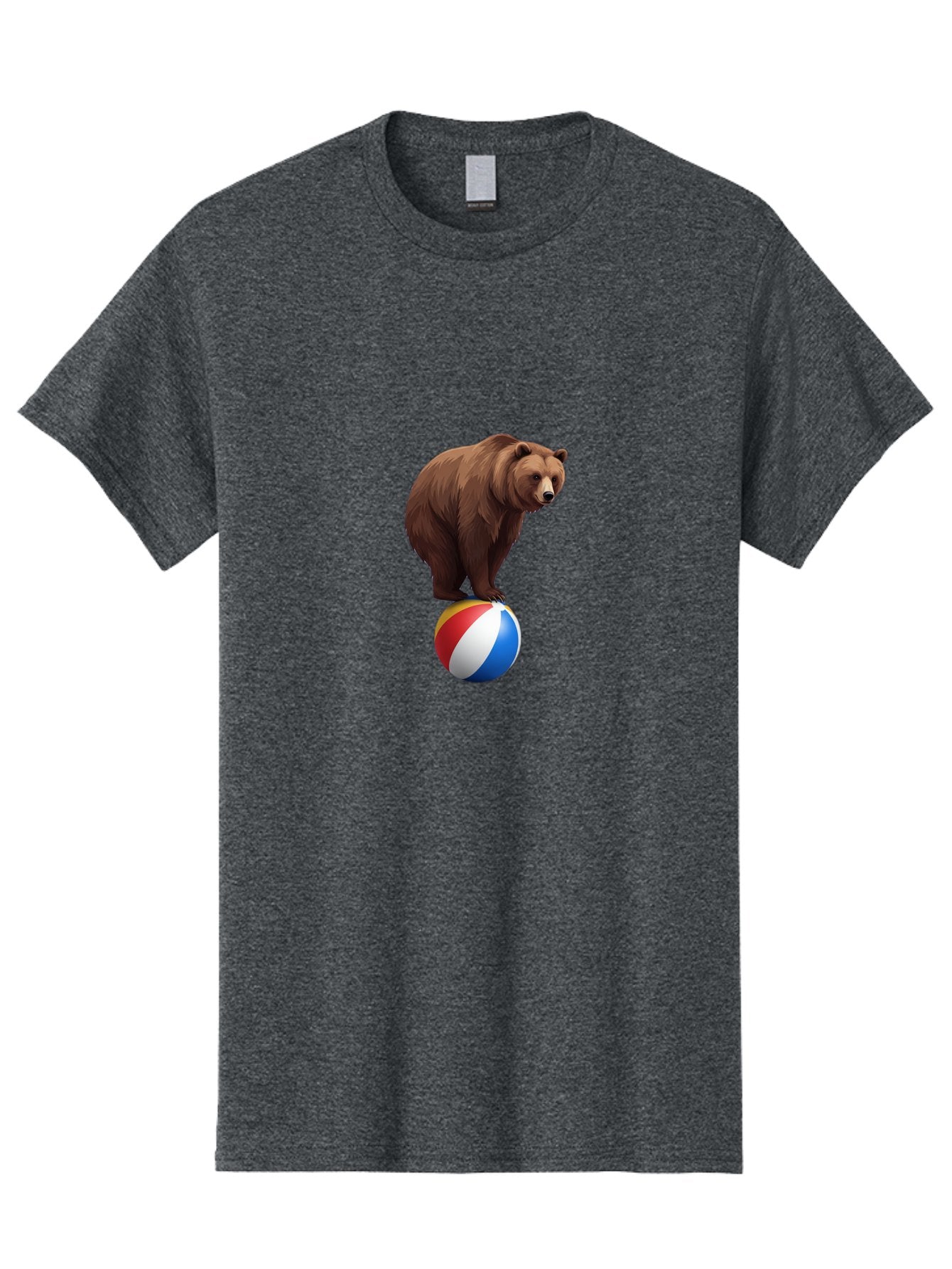 Bear-On-Beach-Ball Men'S Graphic Tee, 100% Cotton, Comfortable Casual Summer Wear, Machine Washable, Vintage Camera, Old Camera, Antique Camera, Black Camera, Classic Photography, Photography Equipment, Nostalgic Device, Film Camera, Bae862 9