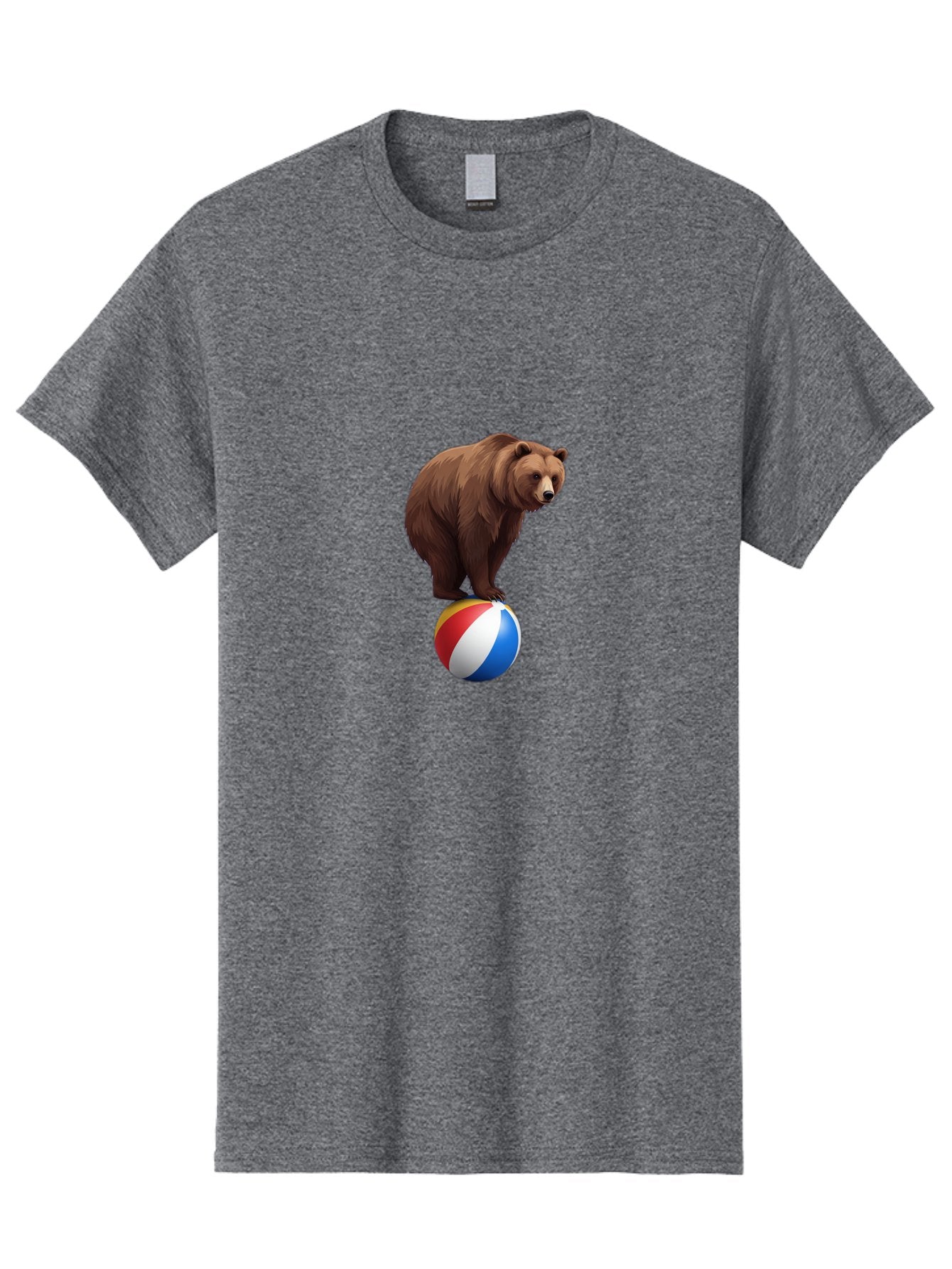 Bear-On-Beach-Ball Men'S Graphic Tee, 100% Cotton, Comfortable Casual Summer Wear, Machine Washable, Vintage Camera, Old Camera, Antique Camera, Black Camera, Classic Photography, Photography Equipment, Nostalgic Device, Film Camera, Bae862 8