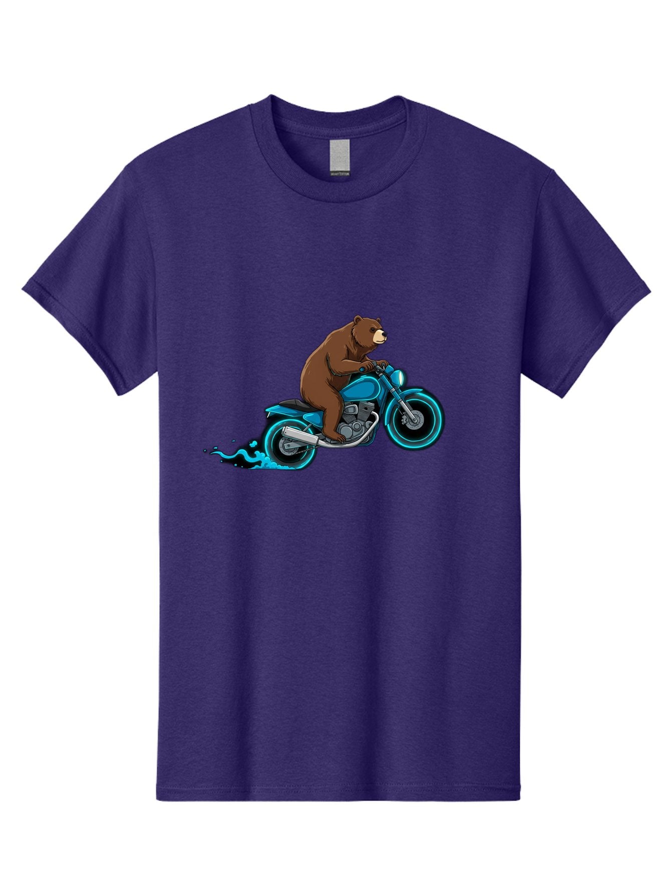 Bear-Riding-Motorcycle-2 Men'S Graphic Tee, 100% Cotton, Comfortable Casual Summer Wear, Machine Washable, Vintage Camera, Old Camera, Antique Camera, Black Camera, Classic Photography, Photography Equipment, Nostalgic Device, Film Camera, Bae864 10
