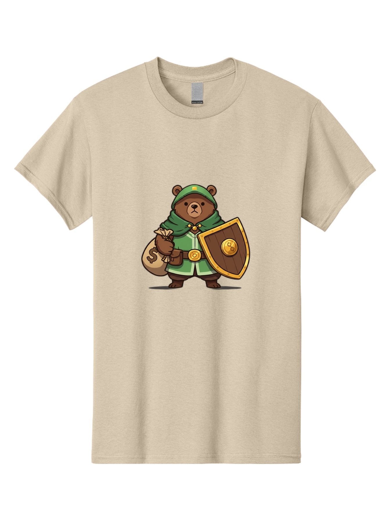 Bear-Warrior-2 Men'S Graphic Tee, 100% Cotton, Comfortable Casual Summer Wear, Machine Washable, Vintage Camera, Old Camera, Antique Camera, Black Camera, Classic Photography, Photography Equipment, Nostalgic Device, Film Camera, Camera Art Bae868 3