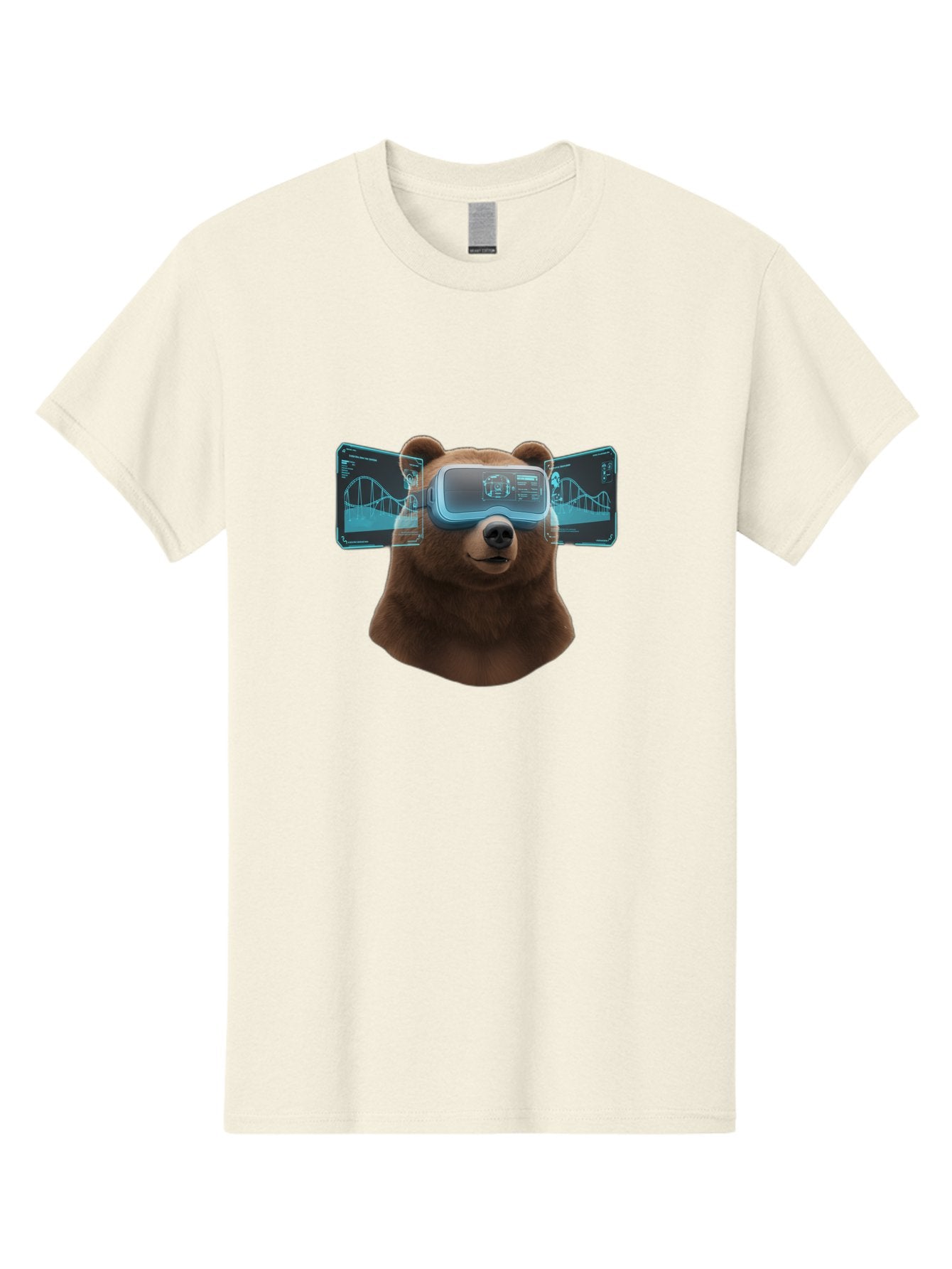 Bear-Wearing-Vr-Headset Men'S Graphic Tee, 100% Cotton, Comfortable Casual Summer Wear, Machine Washable, Vintage Camera, Old Camera, Antique Camera, Black Camera, Classic Photography, Photography Equipment, Nostalgic Device, Film Camera, Bae870 11