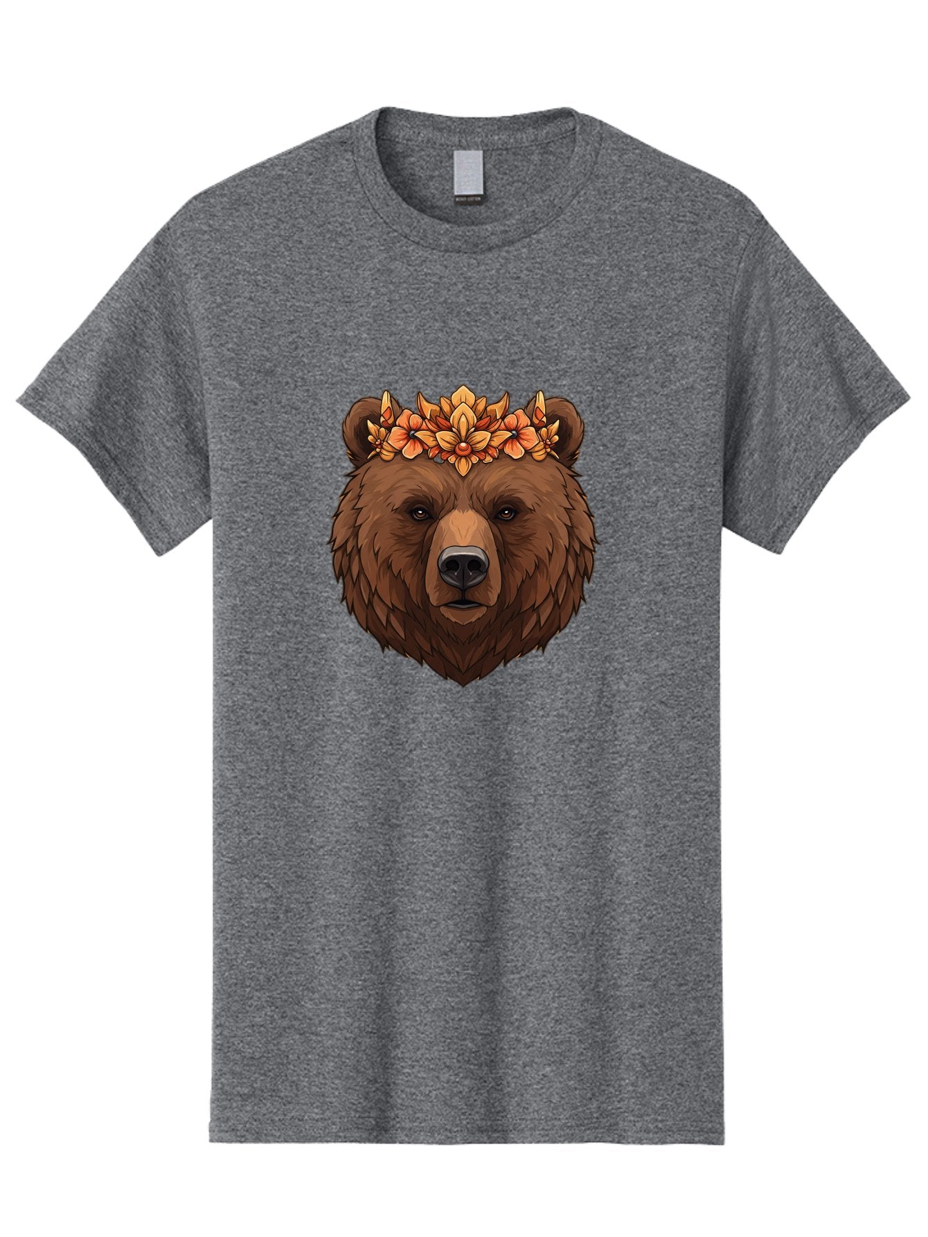 Bear-With-Floral-Crown Men'S Graphic Tee, 100% Cotton, Comfortable Casual Summer Wear, Machine Washable, Vintage Camera, Old Camera, Antique Camera, Black Camera, Classic Photography, Photography Equipment, Nostalgic Device, Film Camera, Bae872 10