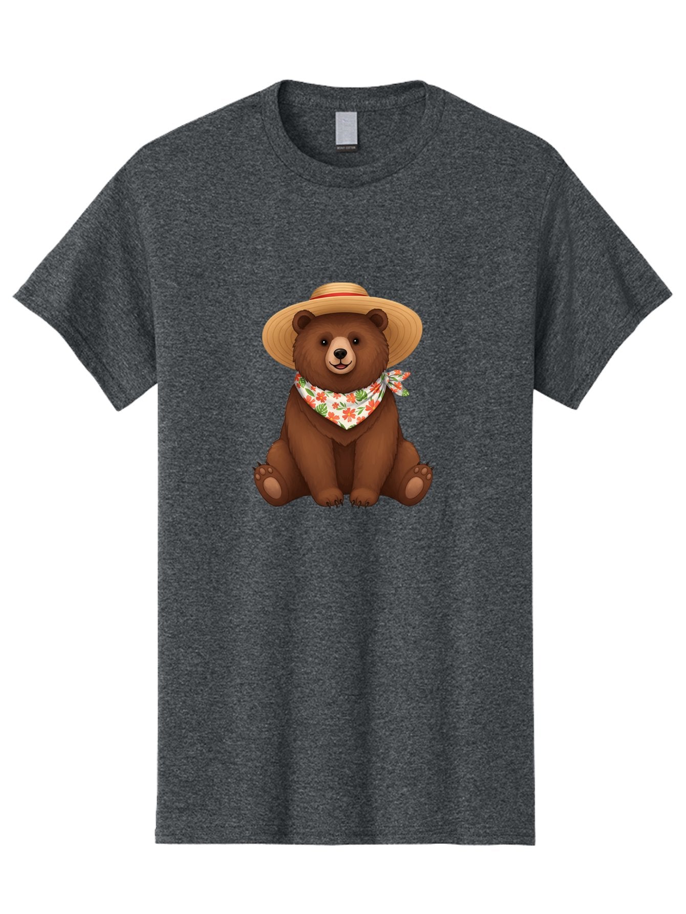 Bear-With-Hat-And-Bandana Men'S Graphic Tee, 100% Cotton, Comfortable Casual Summer Wear, Machine Washable, Vintage Camera, Old Camera, Antique Camera, Black Camera, Classic Photography, Photography Equipment, Nostalgic Device, Film Camera, Bae876 9